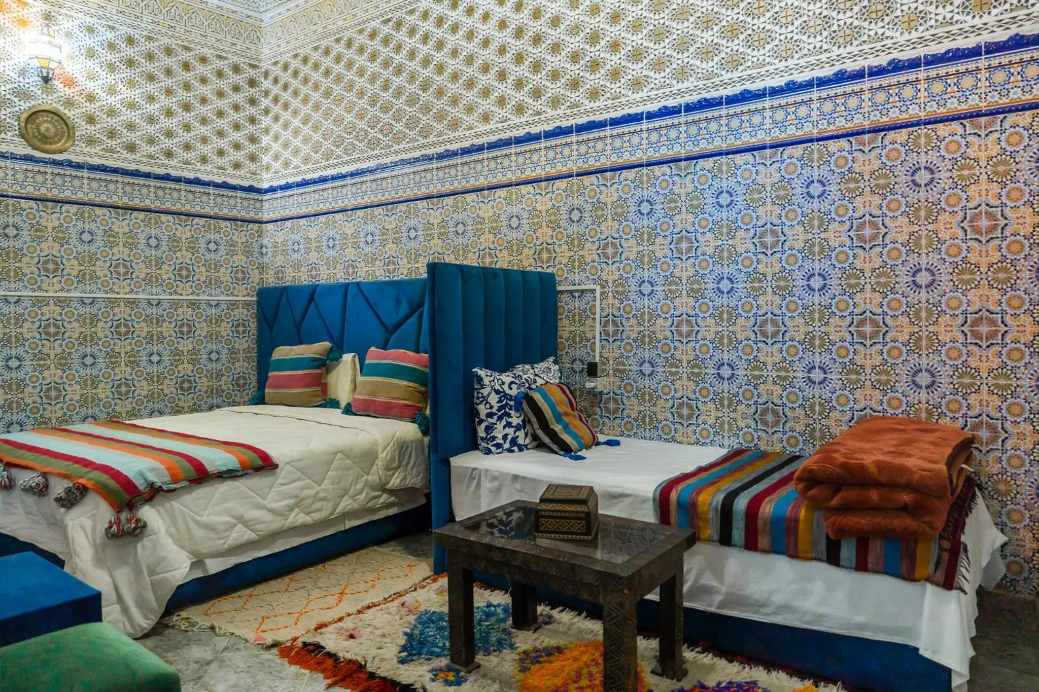 Bed in Dar Merzouga Meknes