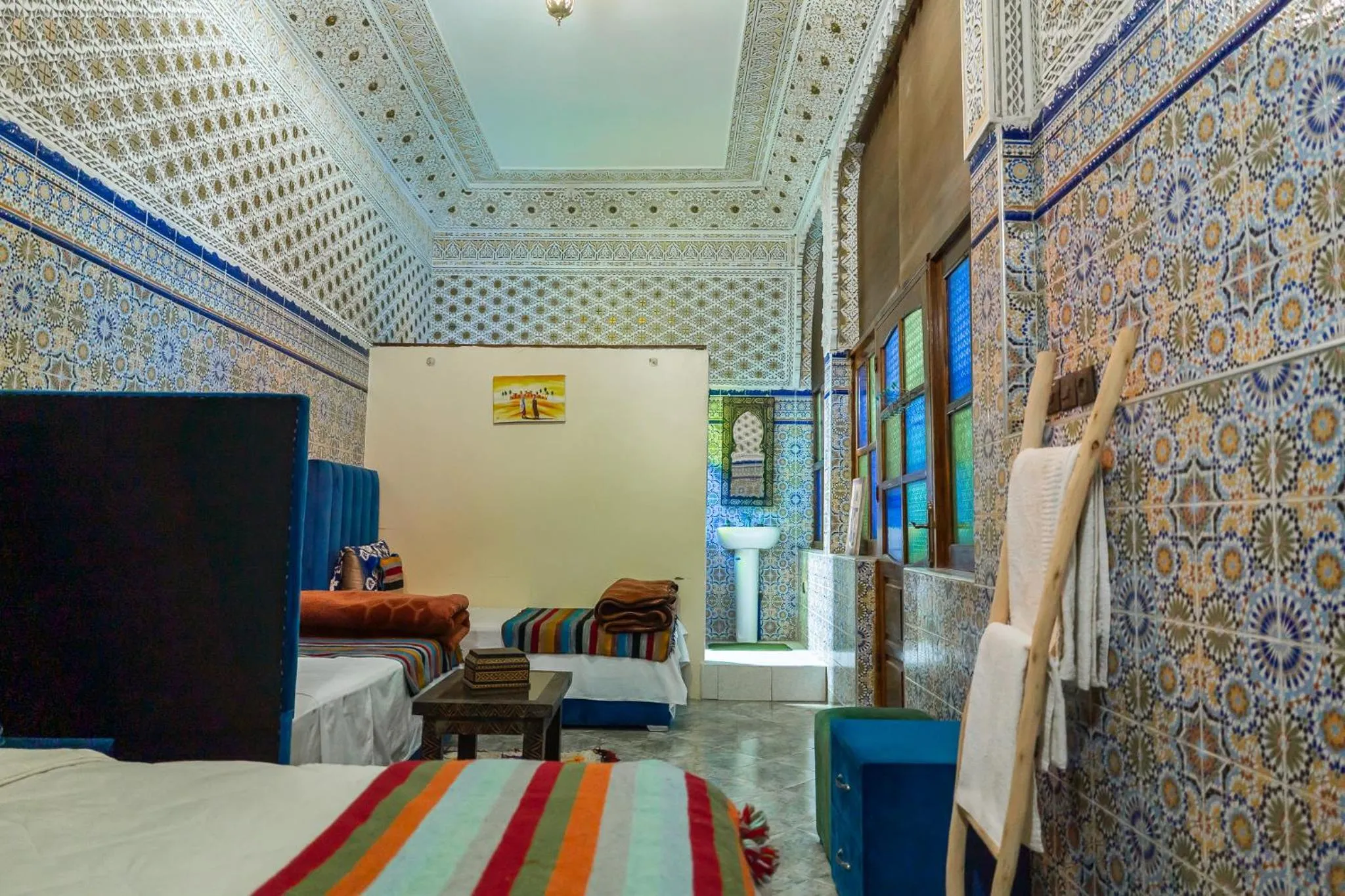 Bed in Dar Merzouga Meknes