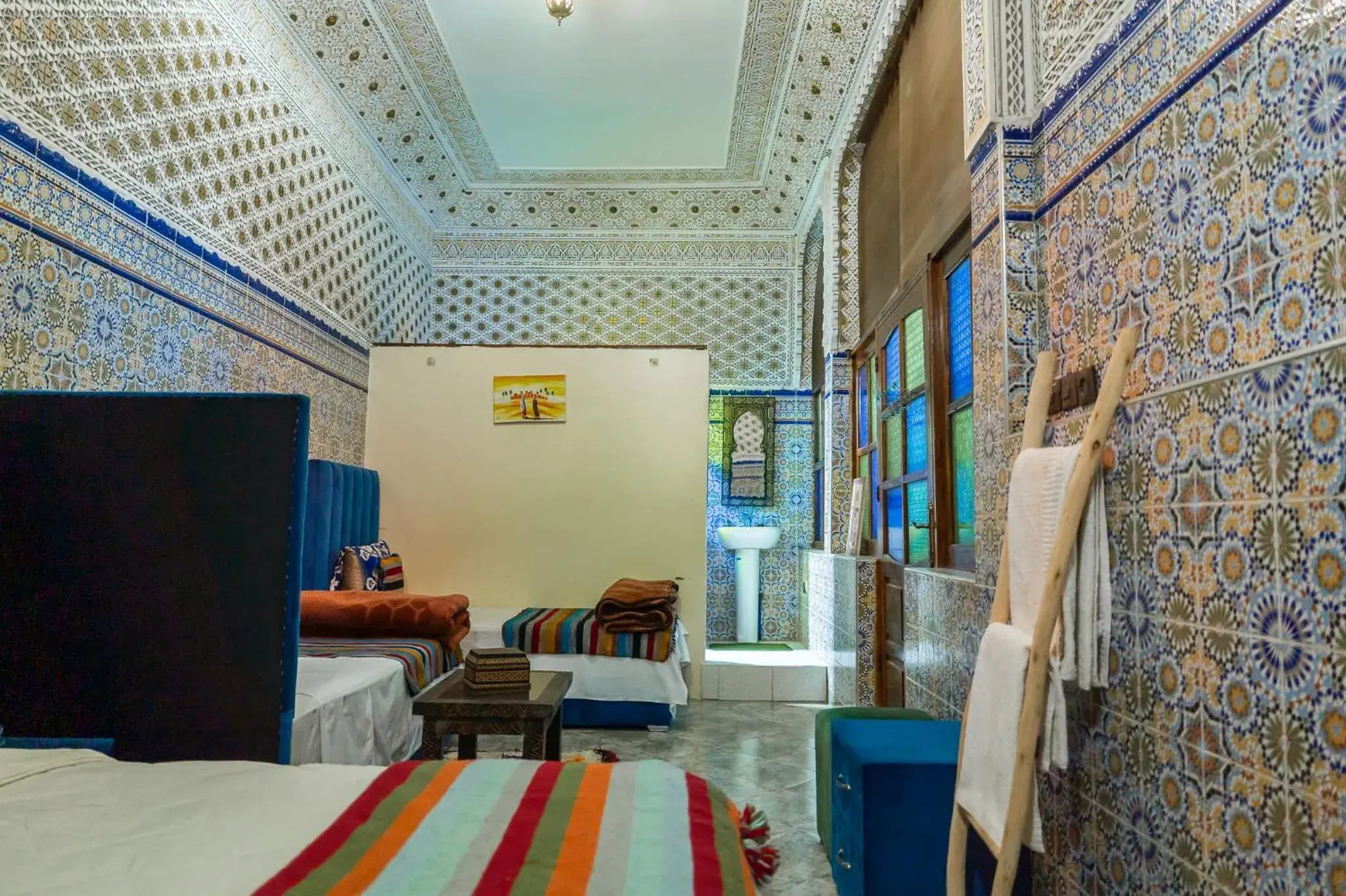 Family Room with Private Bathroom - single occupancy in Dar Merzouga Meknes Family Room with Private Bathroom - single occupancy in Dar Merzouga Meknes