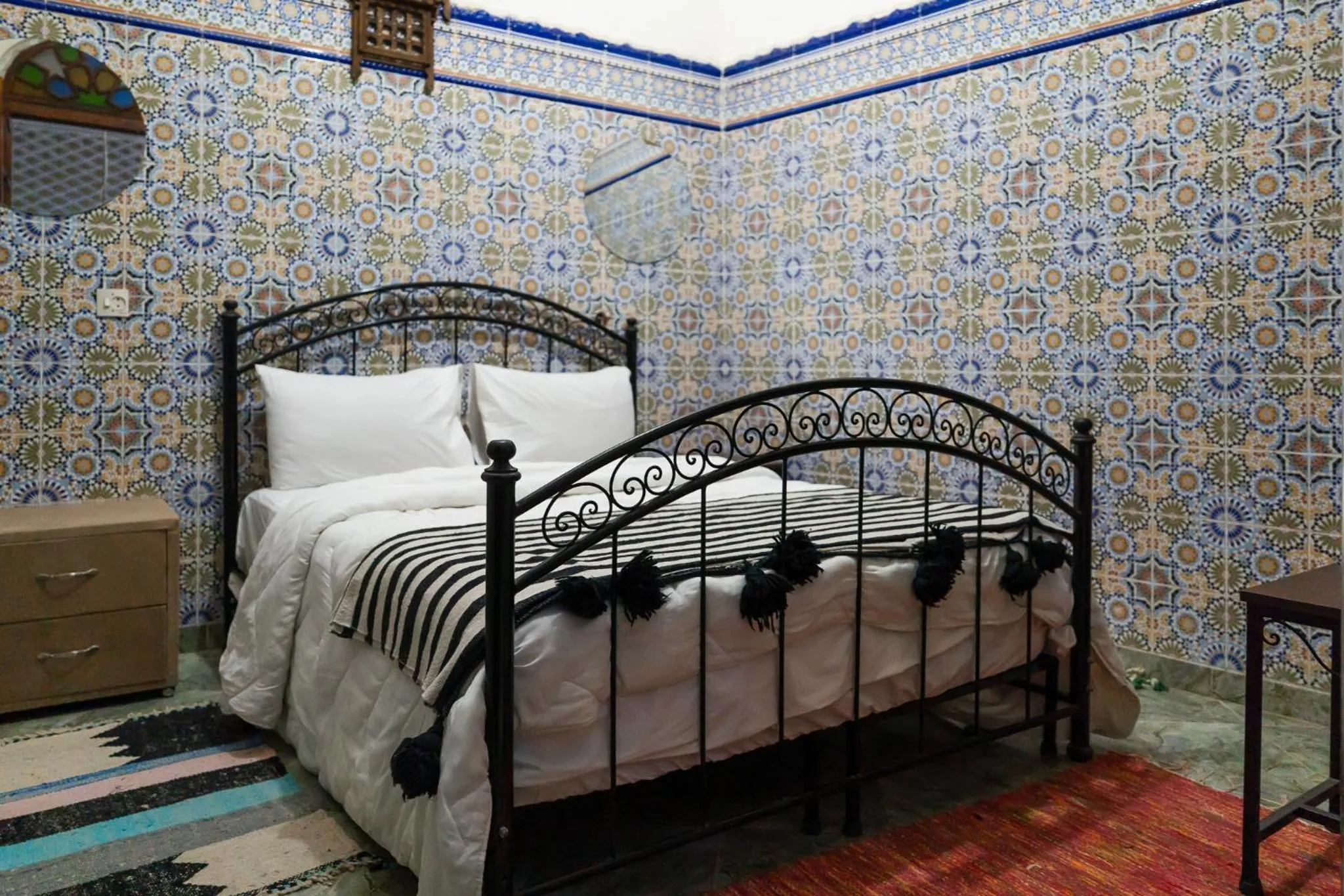 Bed in Dar Merzouga Meknes