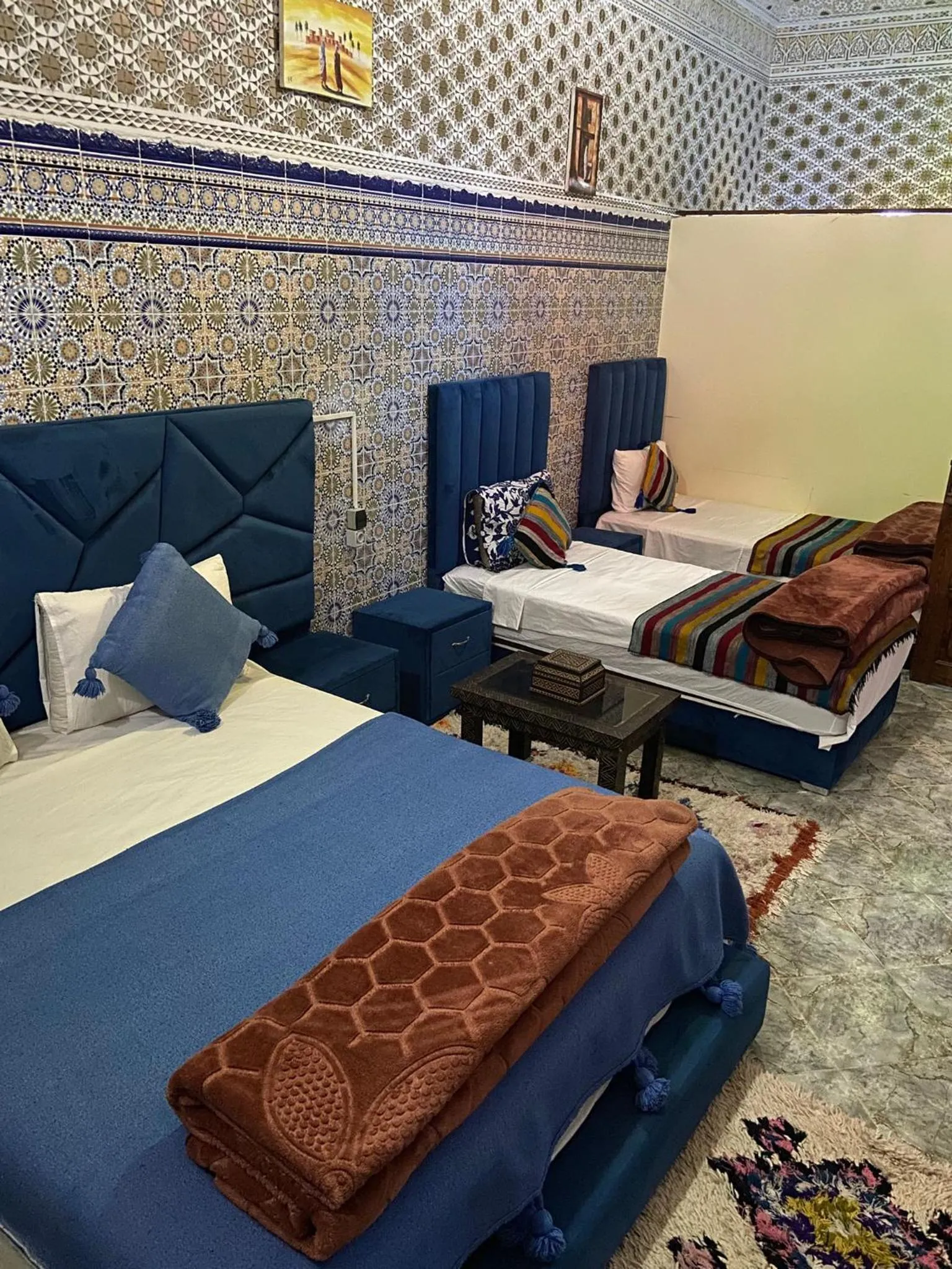 Bed in Dar Merzouga Meknes