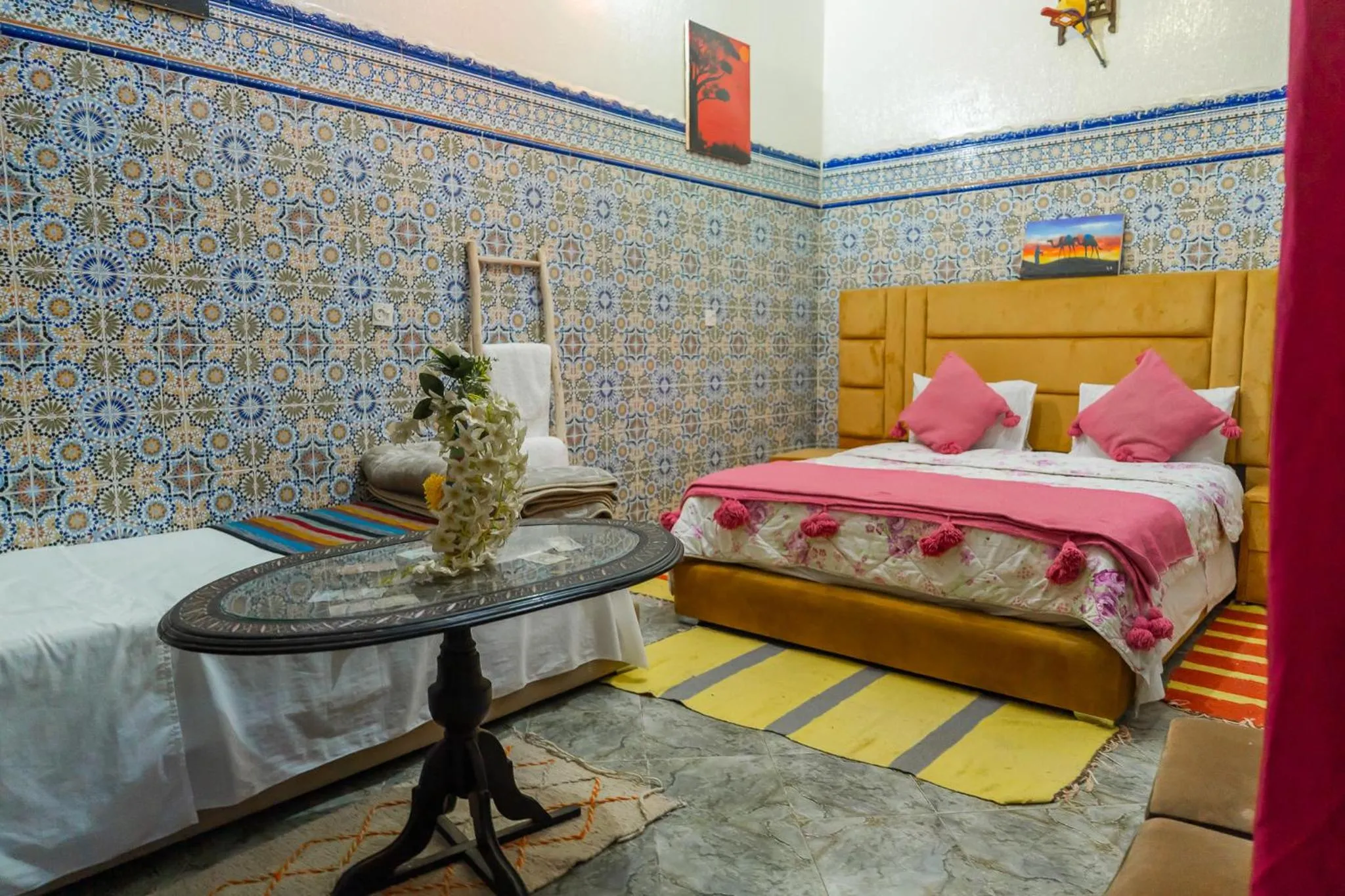 Bed in Dar Merzouga Meknes