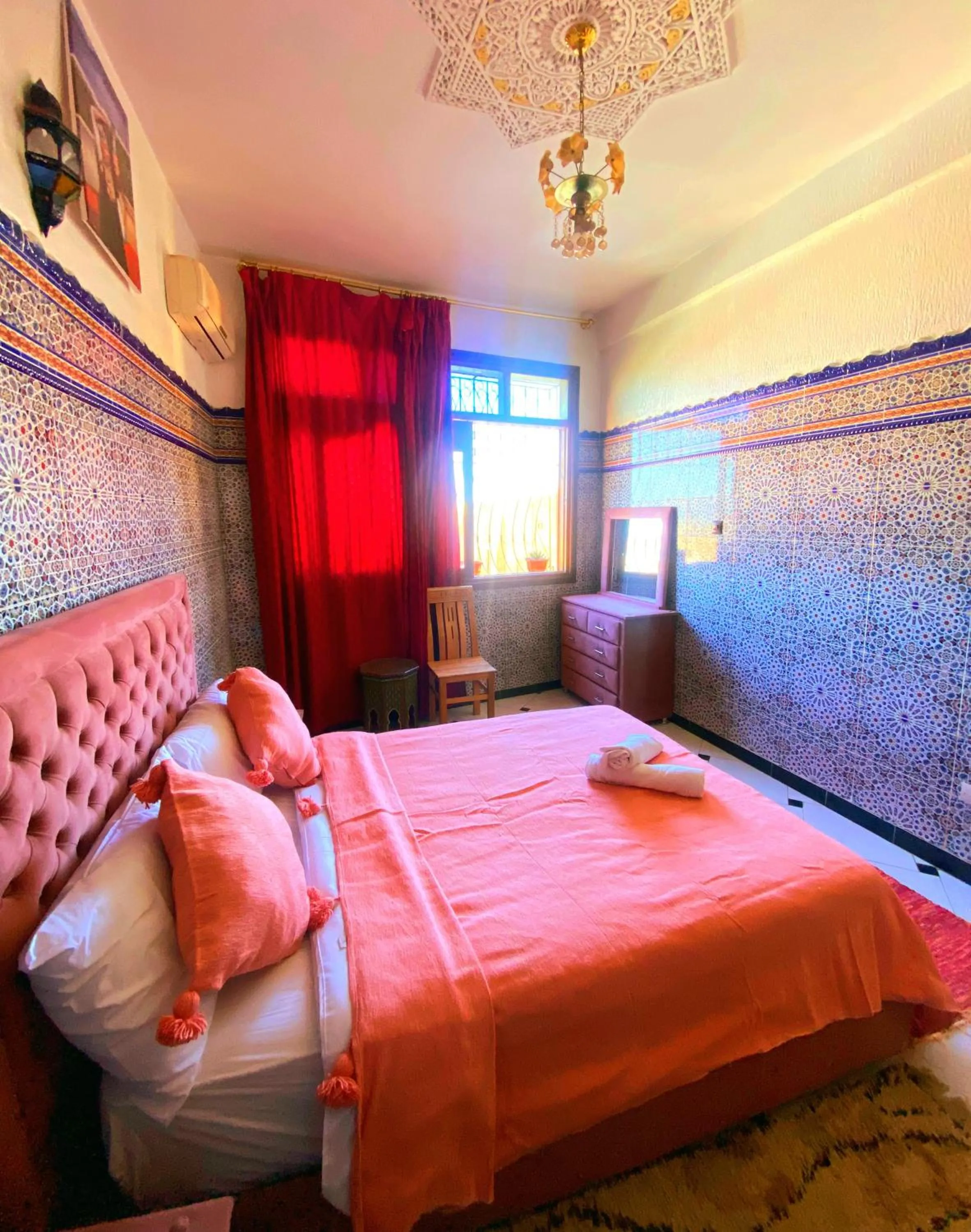 View (from property/room), Bed in Dar Merzouga Meknes