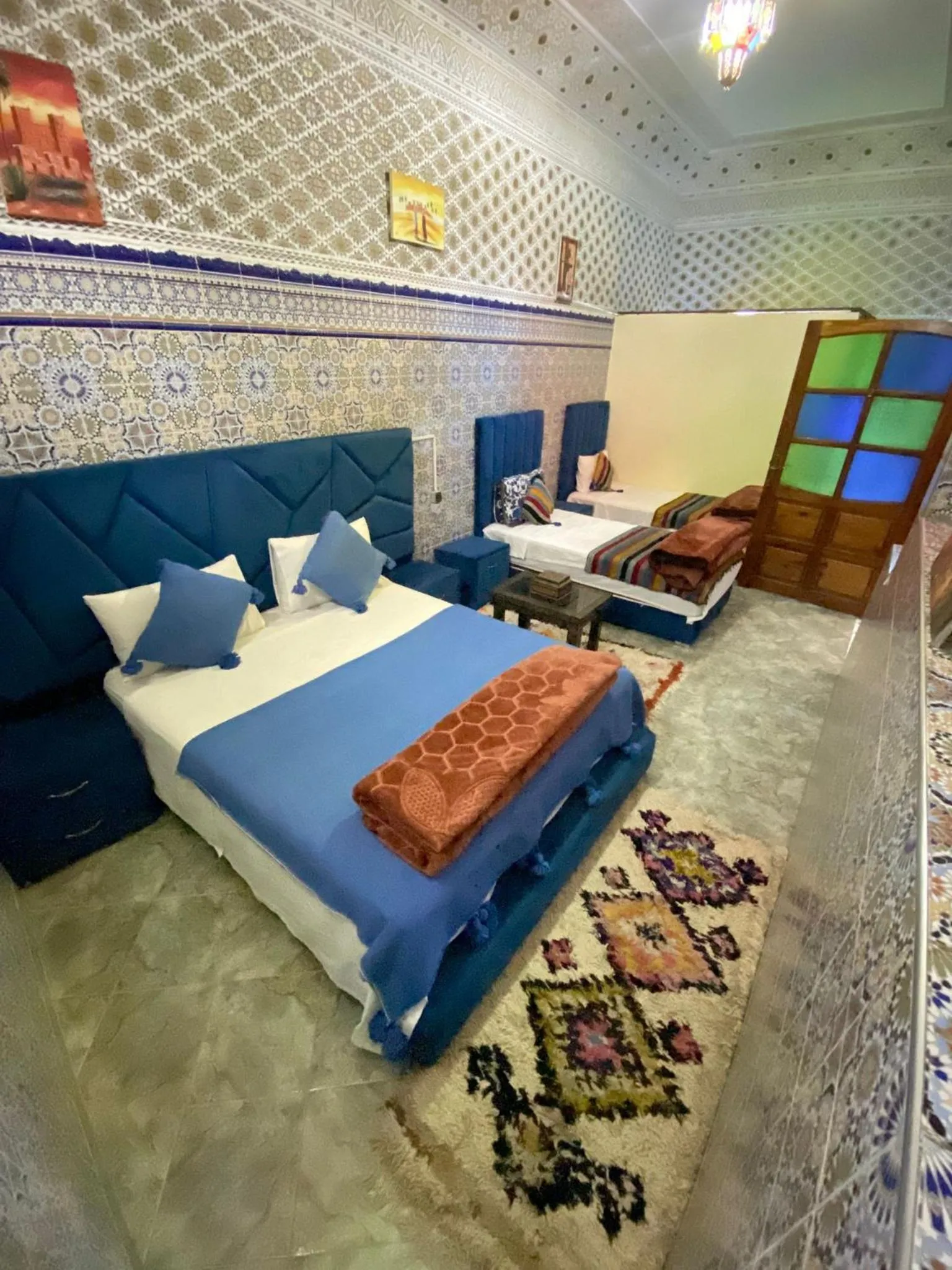 Bed in Dar Merzouga Meknes