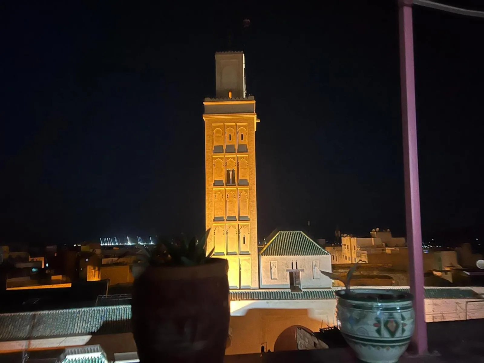 Inner courtyard view in Dar Merzouga Meknes
