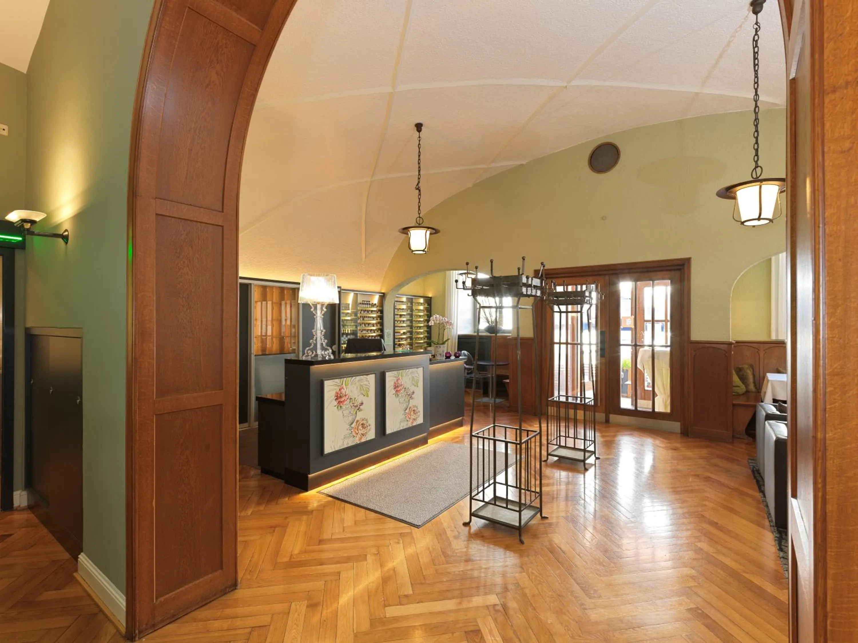 Lobby or reception in Lodner Hotel Drei Mohren