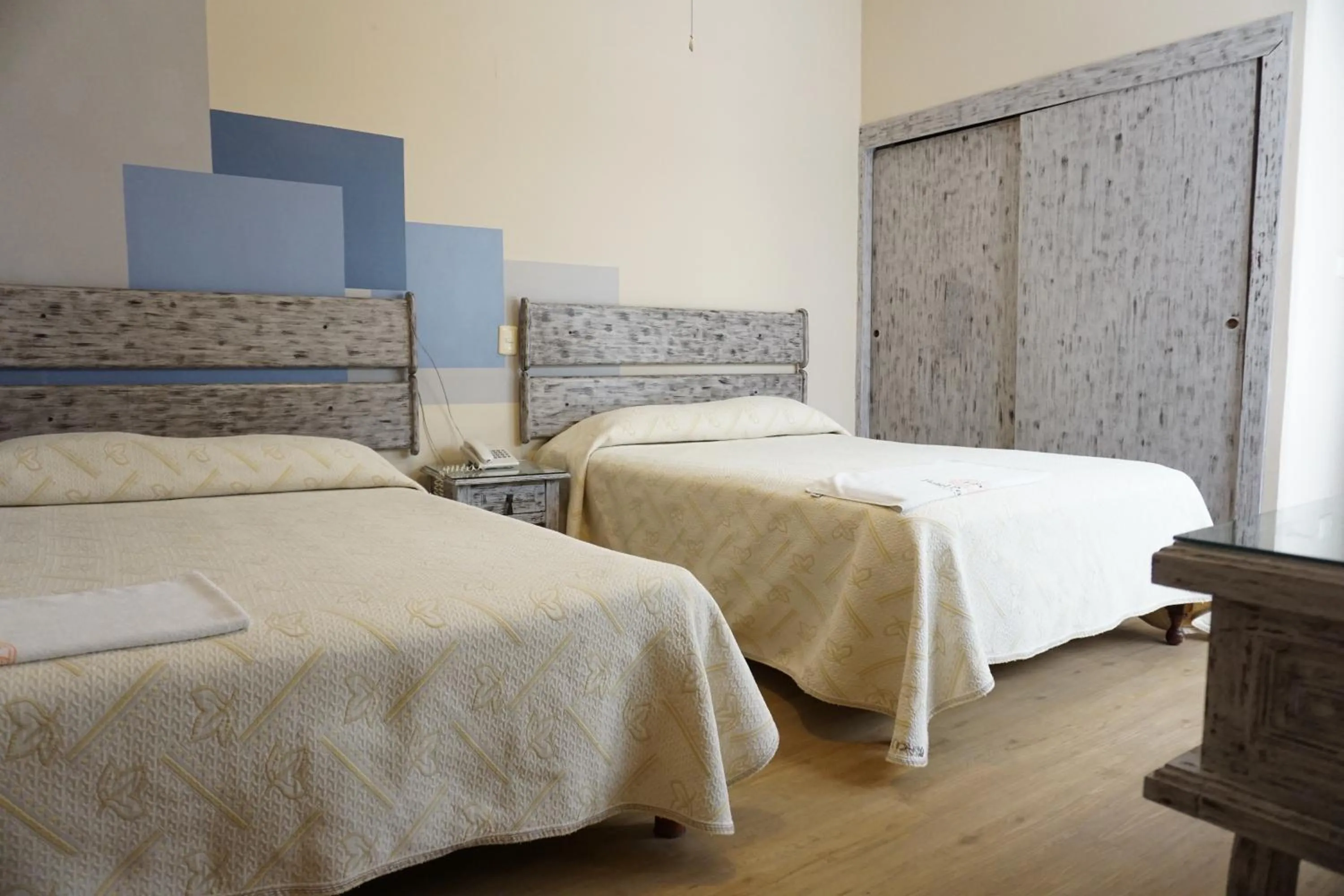 Bed in Hotel Palacio