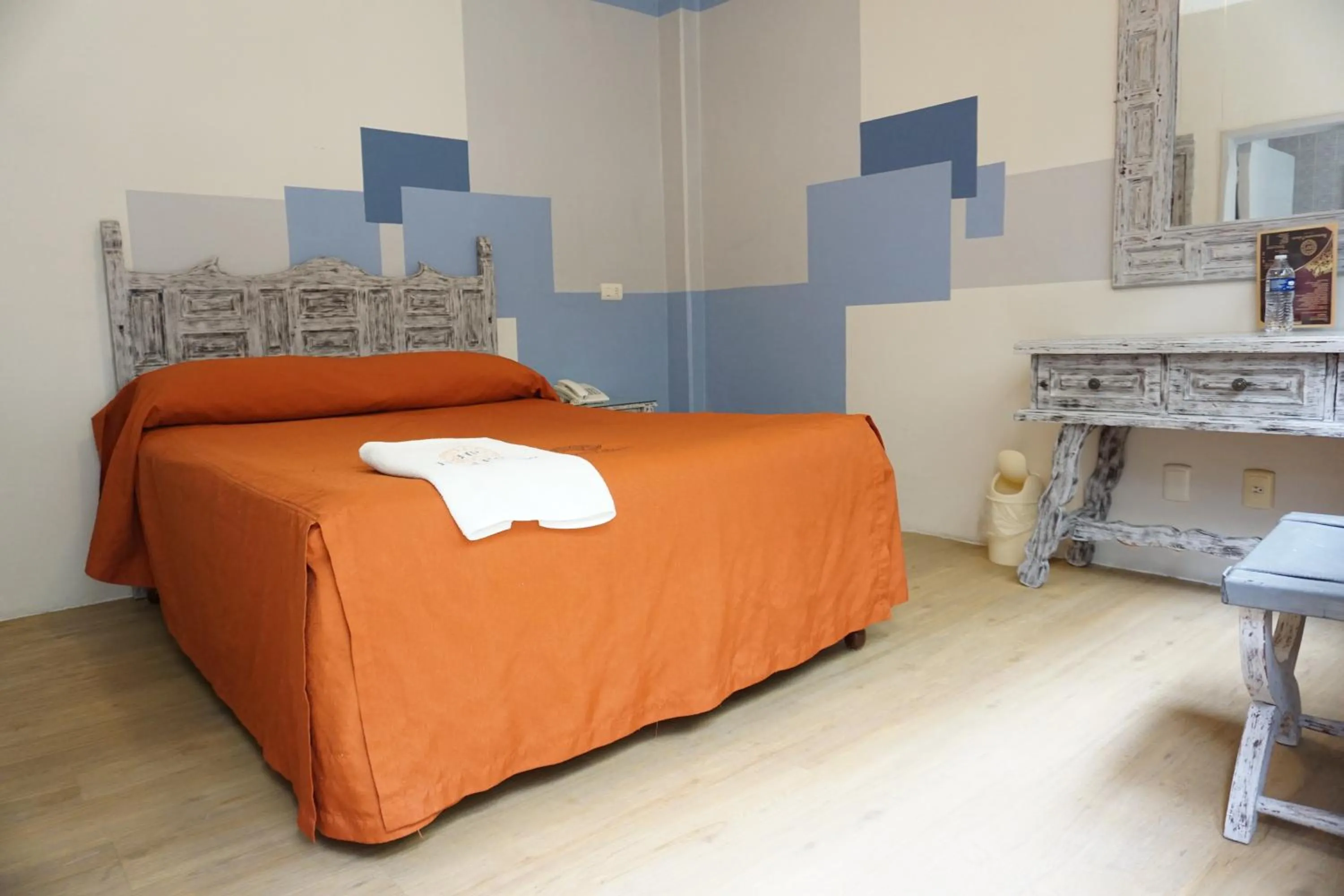 Bed in Hotel Palacio