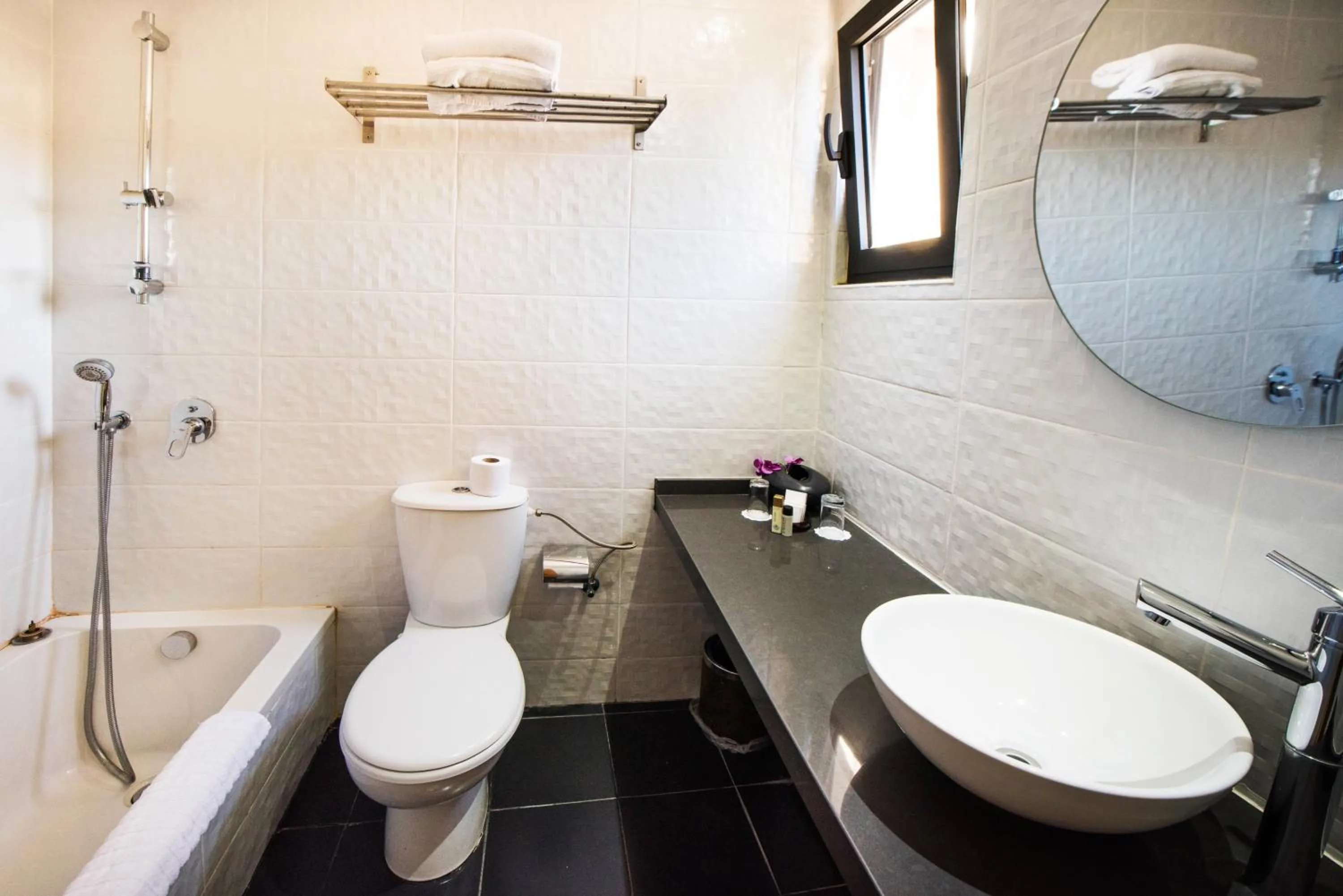 Shower in Jerusalem Inn by Smart Hotels