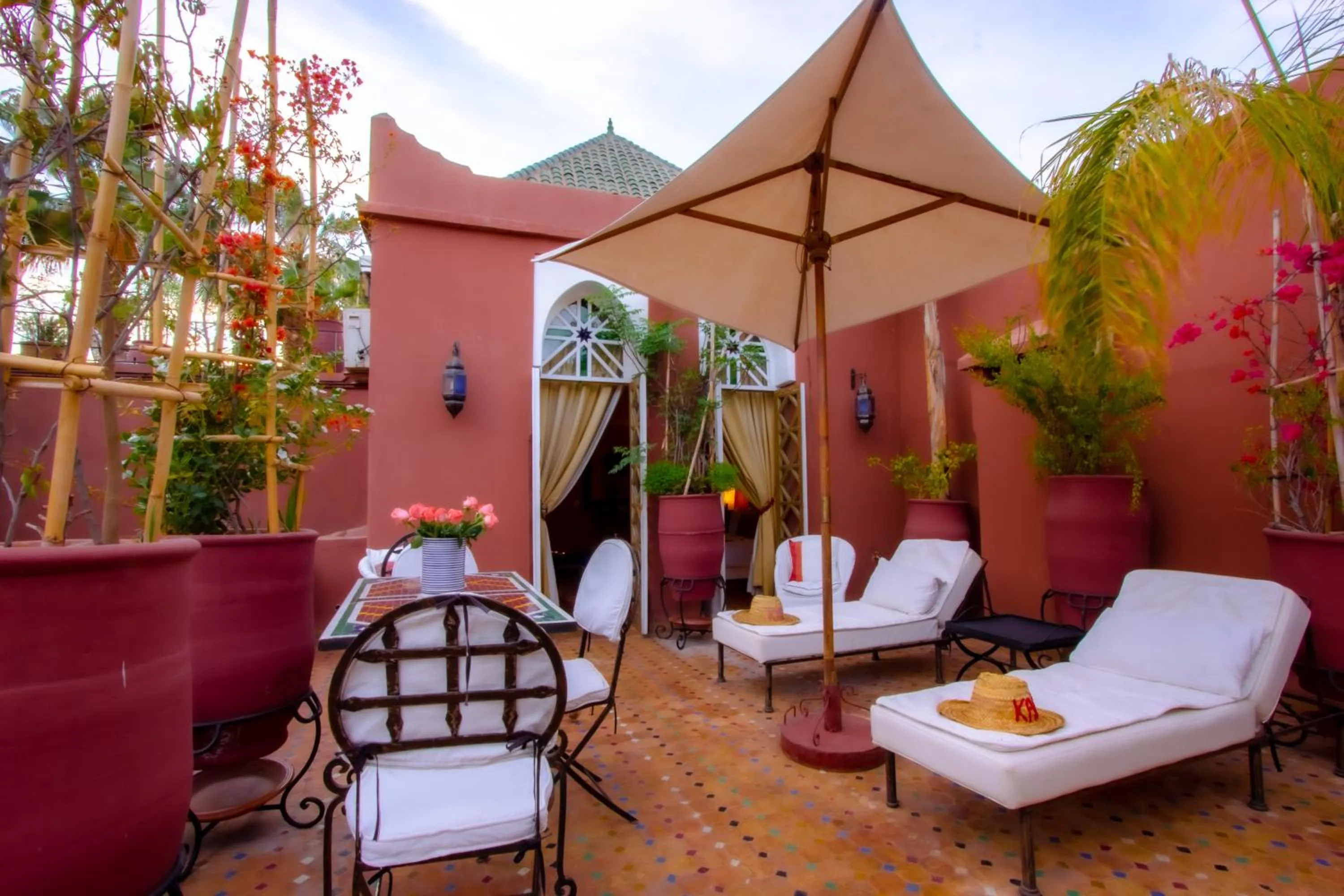 Balcony/Terrace in Riad Kaiss By Anika