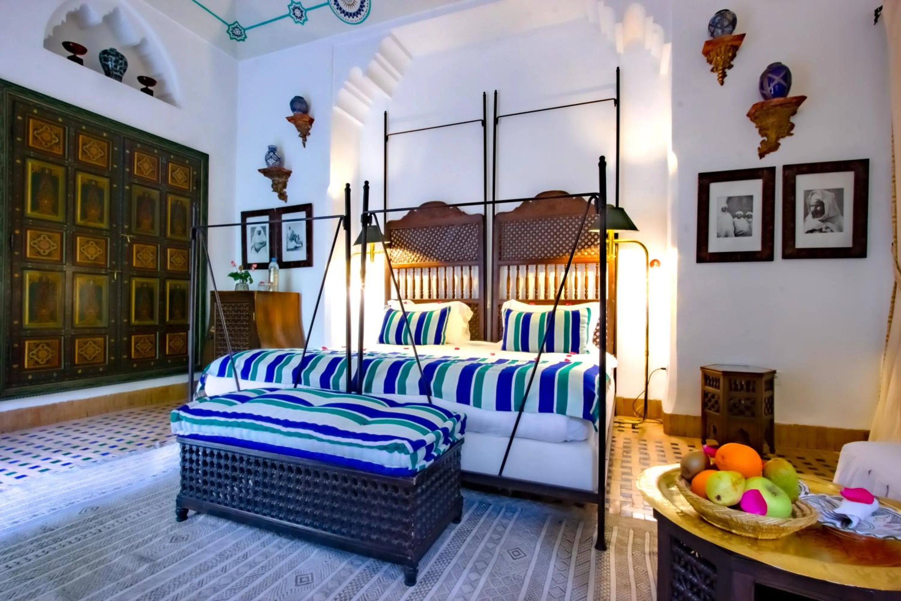 Bedroom, Bed in Riad Kaiss By Anika