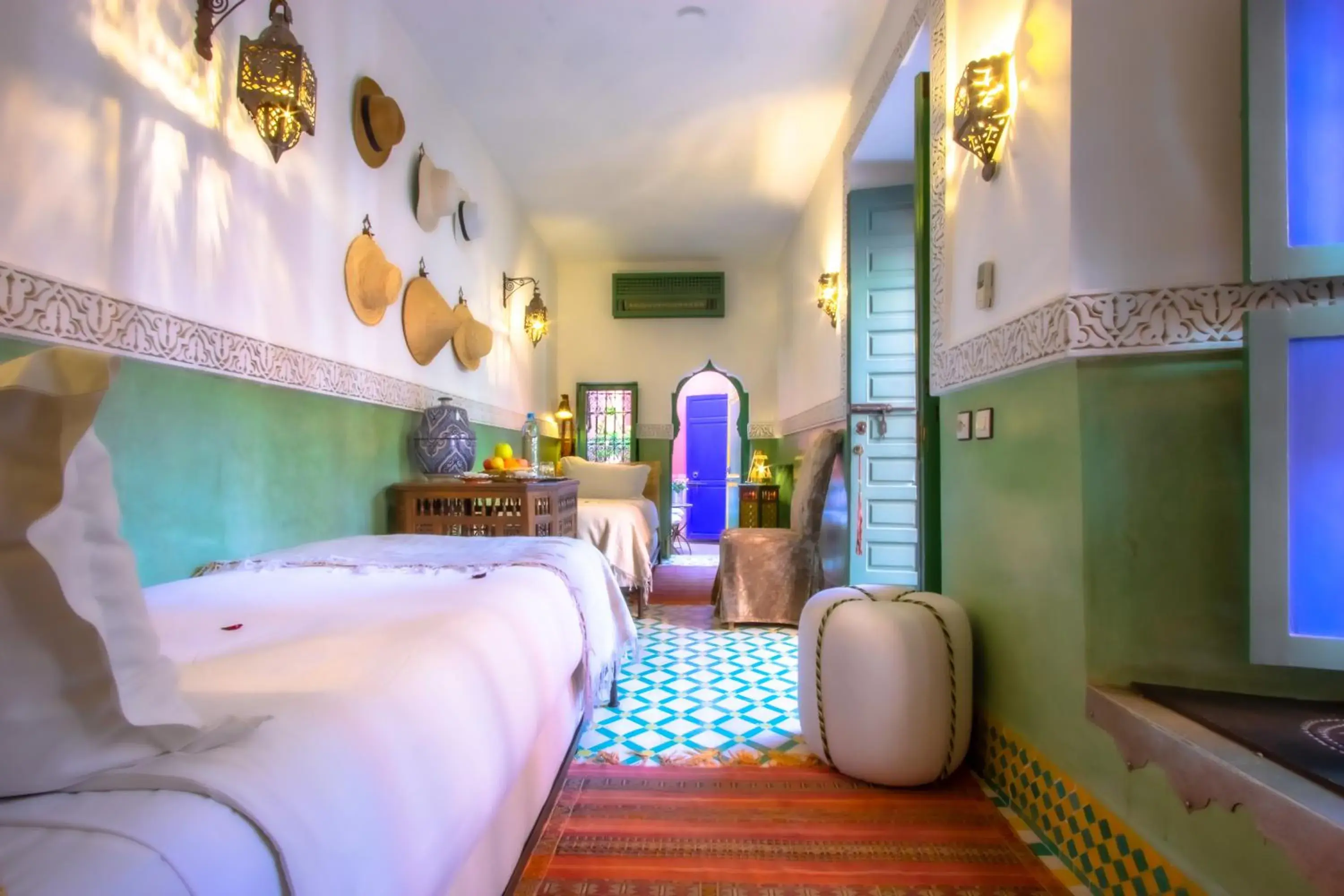 Bedroom, Bed in Riad Kaiss By Anika Bedroom, Bed in Riad Kaiss By Anika