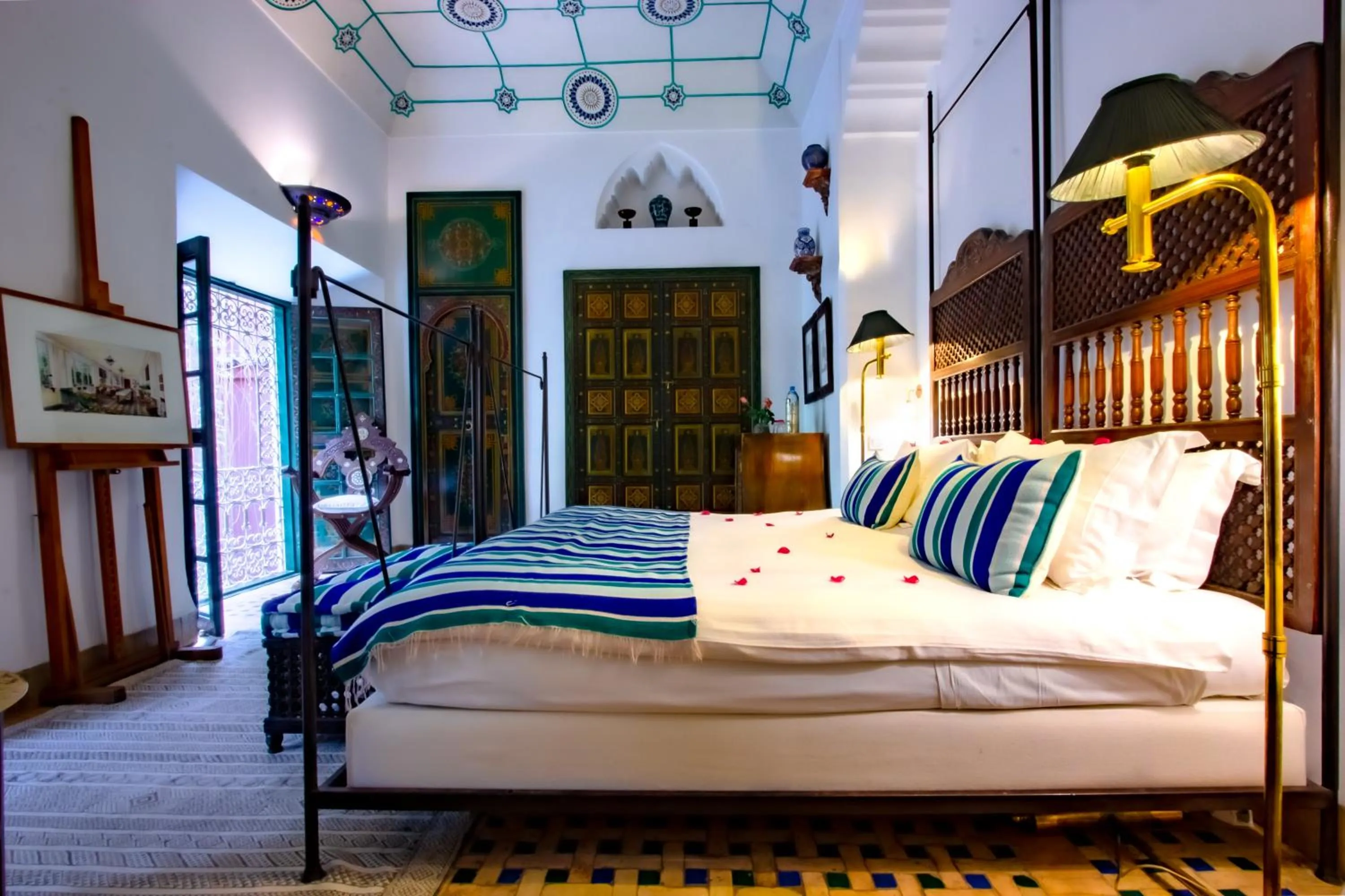 Bedroom, Bed in Riad Kaiss By Anika