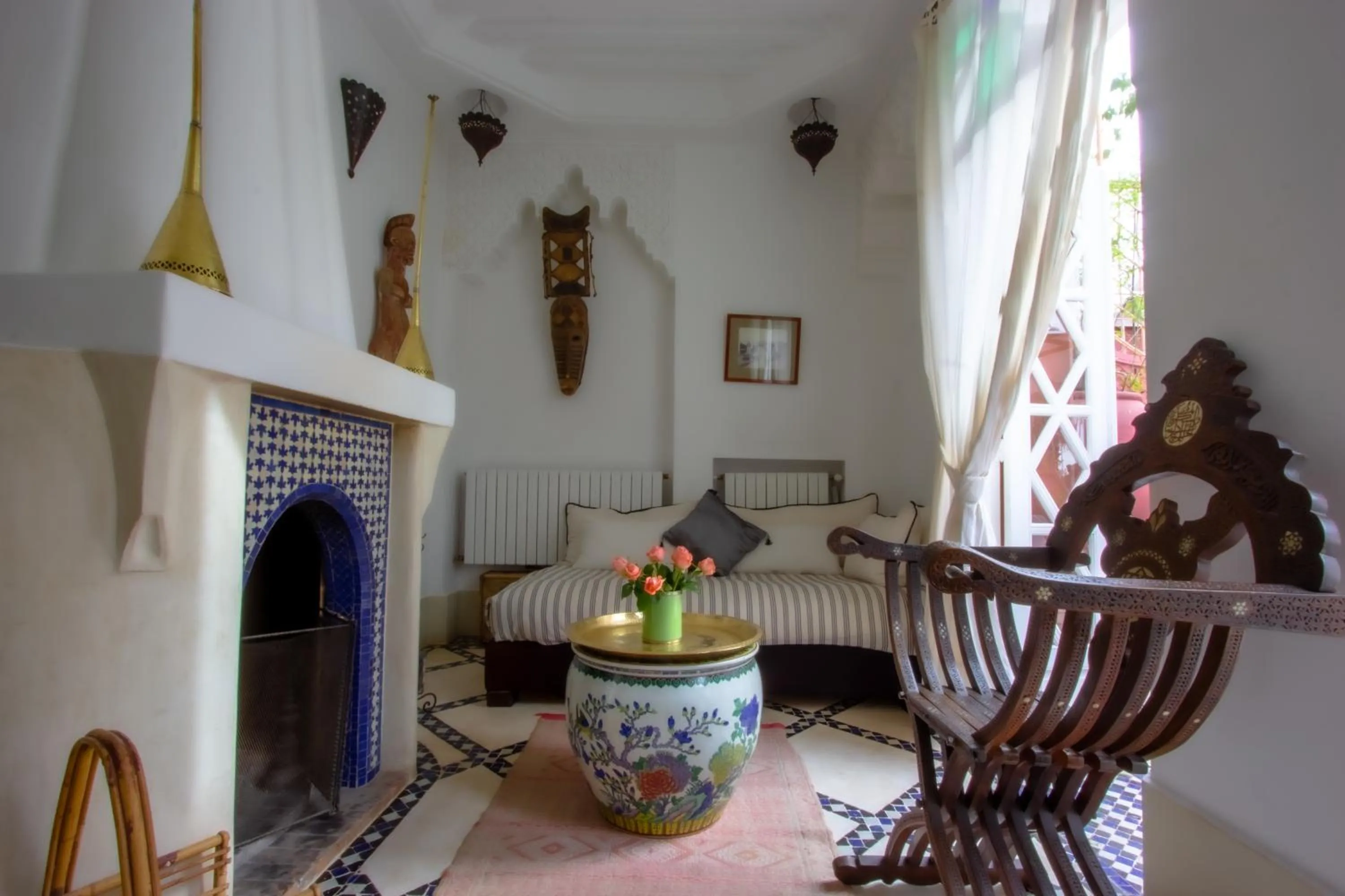 Seating area in Riad Kaiss By Anika