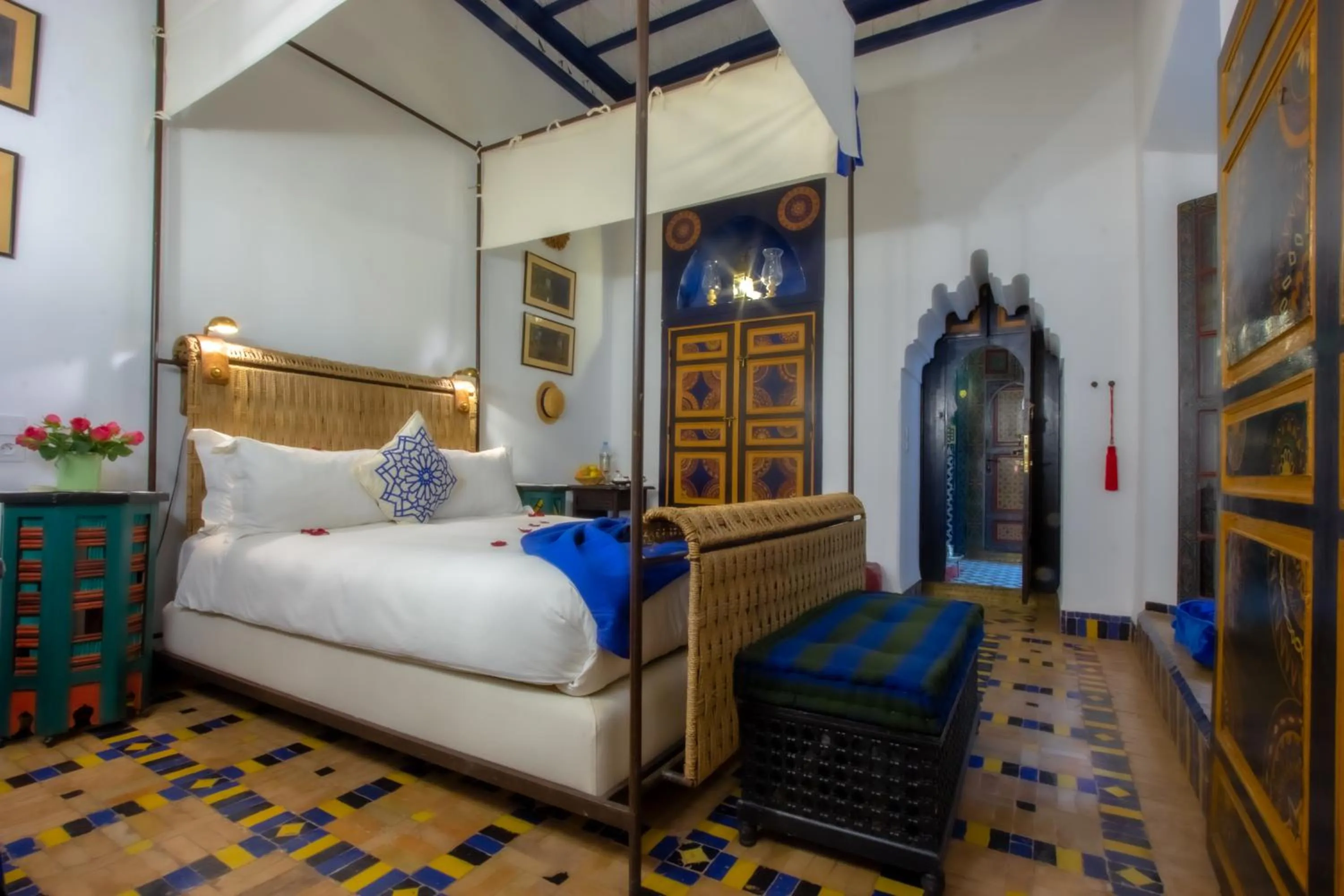 Bedroom, Bed in Riad Kaiss By Anika