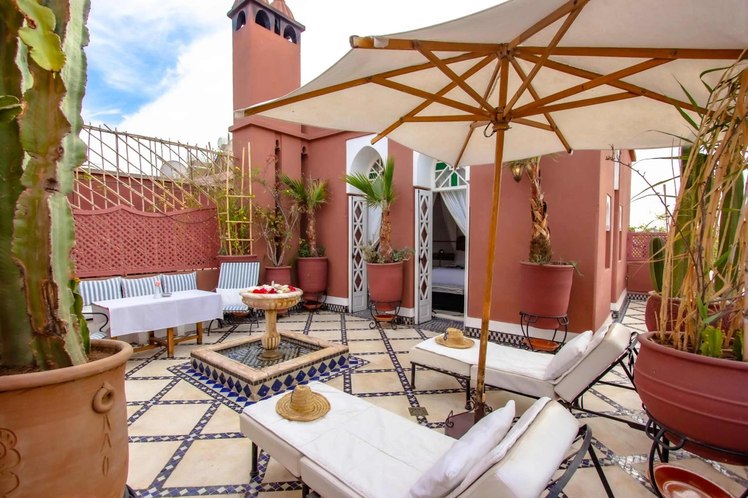 Balcony/Terrace in Riad Kaiss By Anika