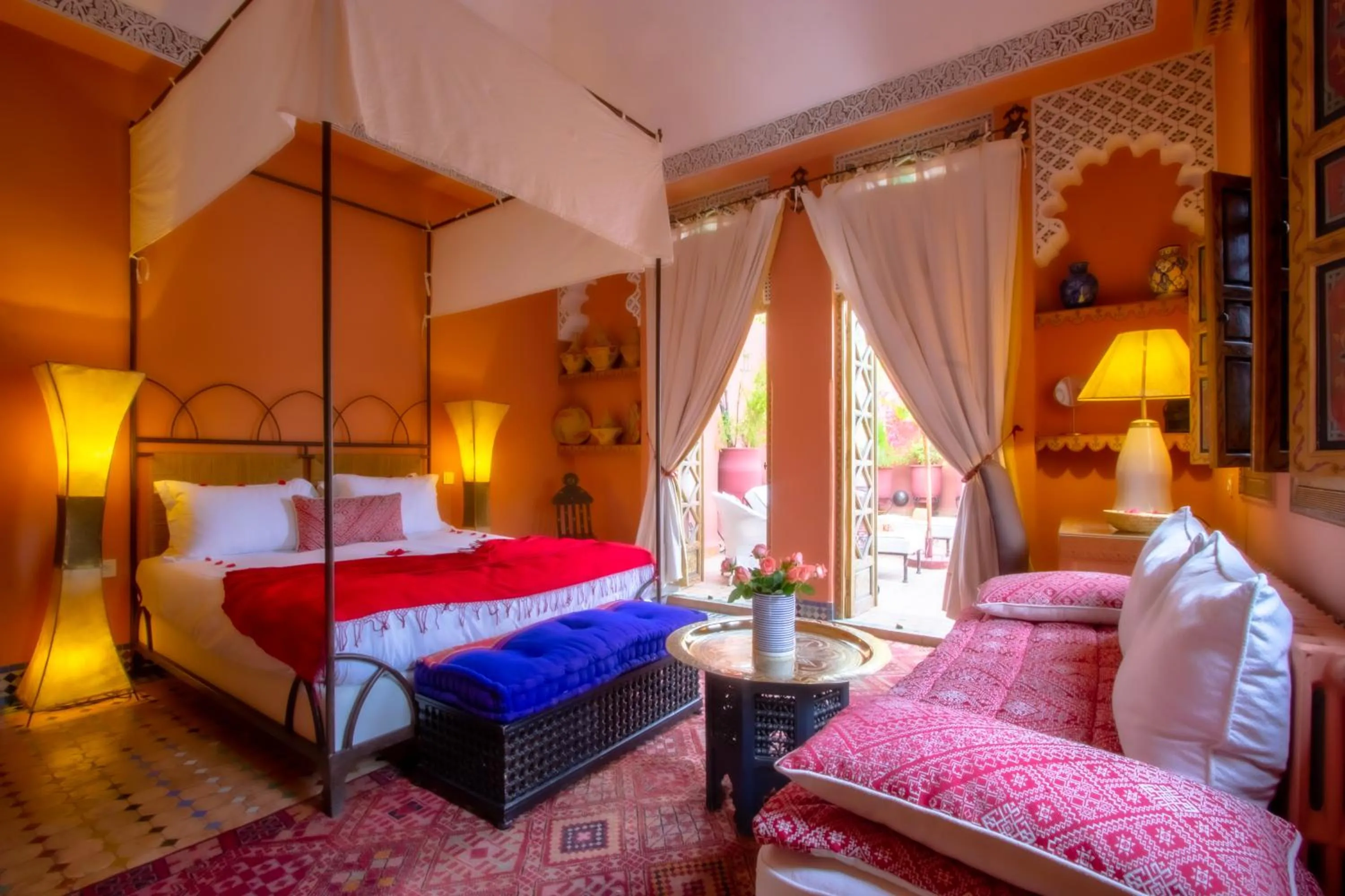 Bedroom, Bed in Riad Kaiss By Anika