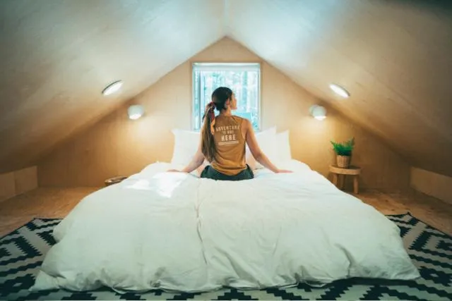 Bed in Colorado Lodge