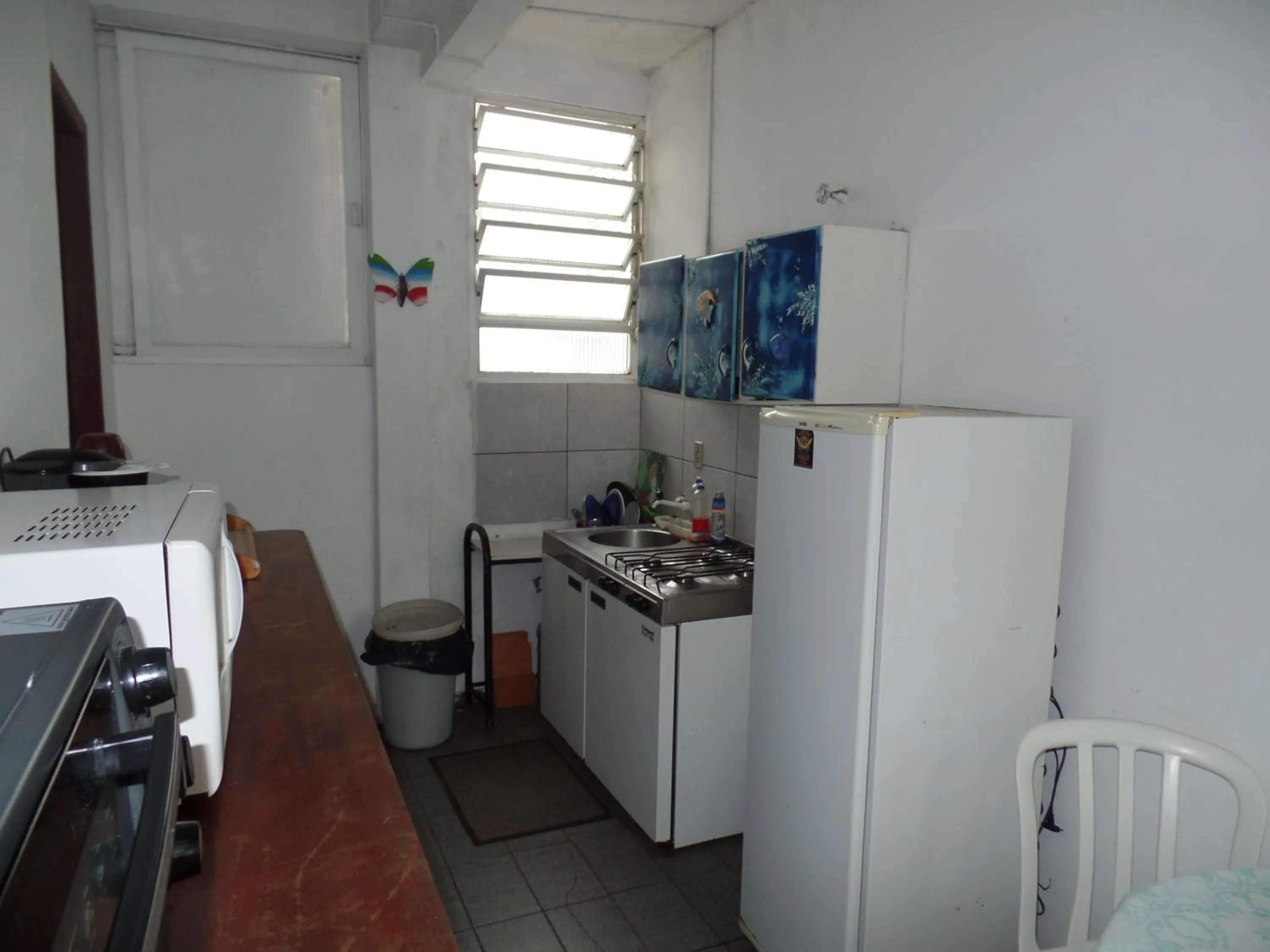 Kitchen or kitchenette in Pousada Centralmar
