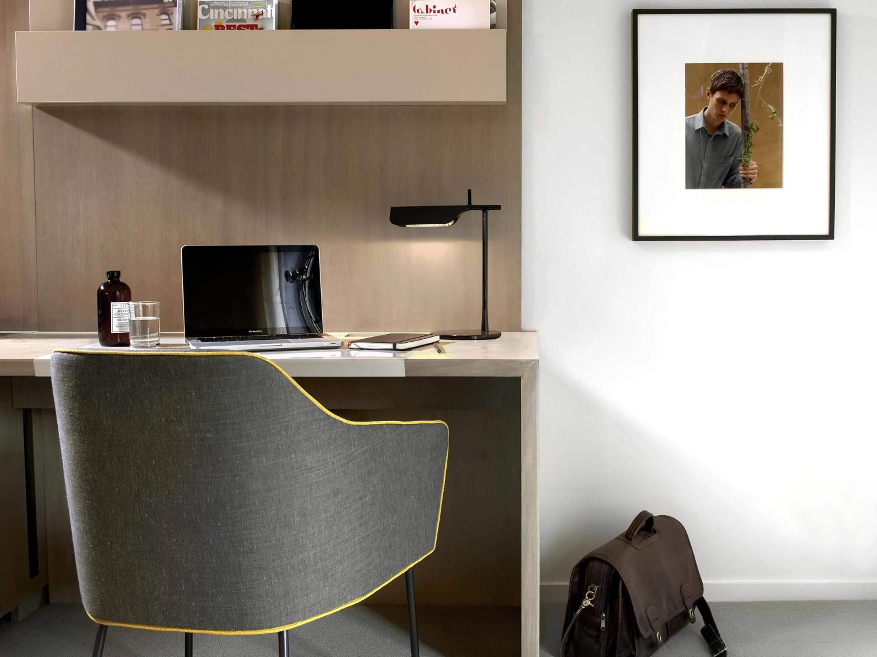 Bedroom in 21c Museum Hotel Cincinnati