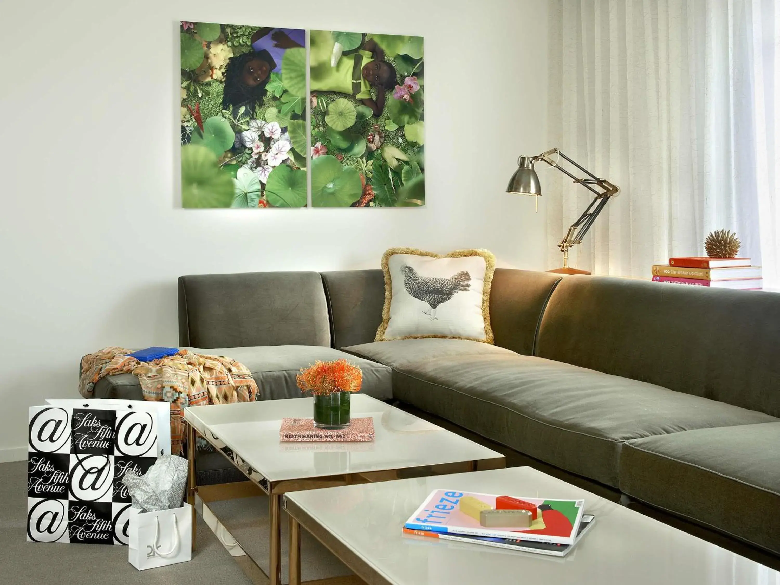 Living room in 21c Museum Hotel Cincinnati Living room in 21c Museum Hotel Cincinnati