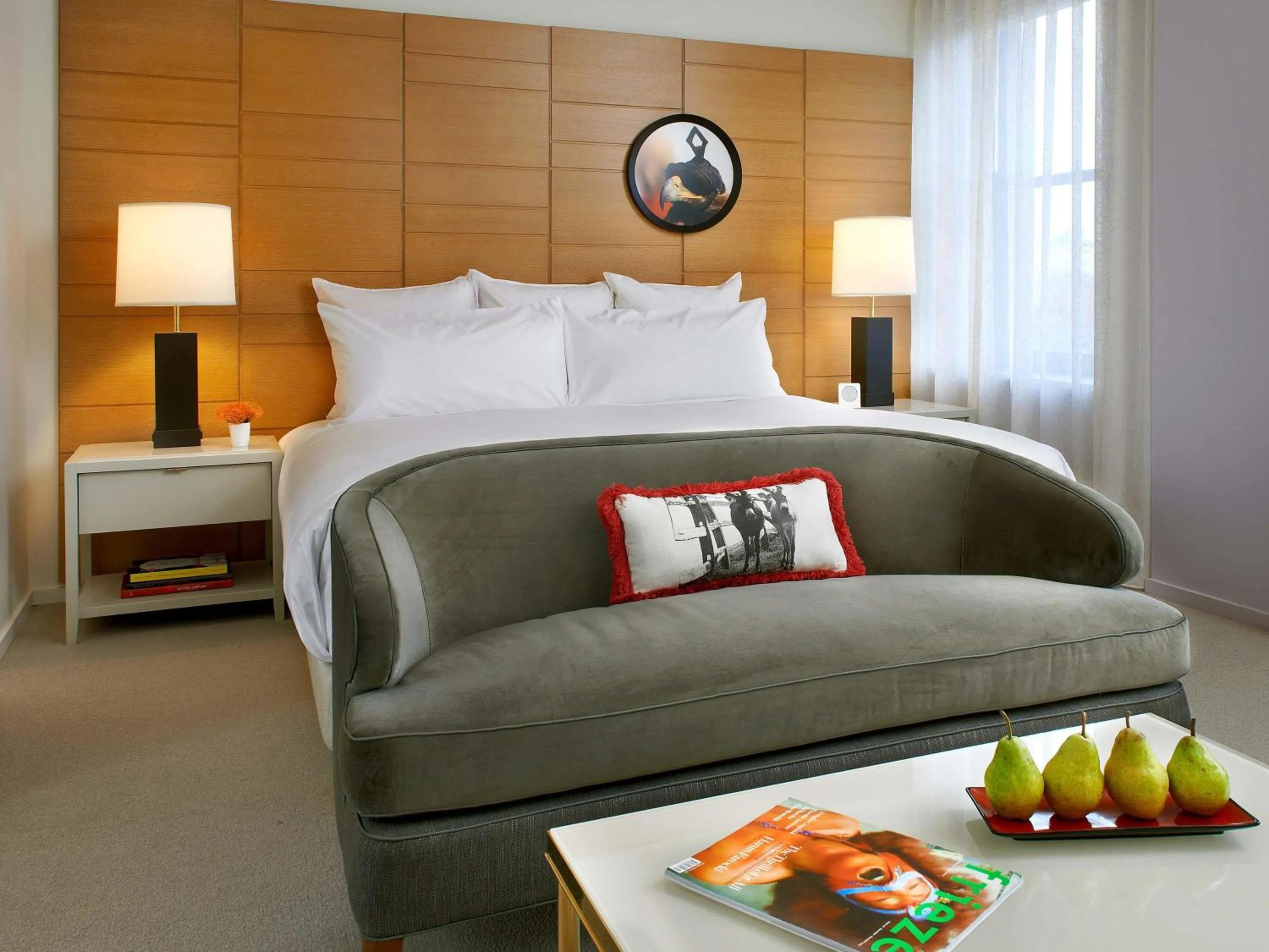 Bedroom, Bed in 21c Museum Hotel Cincinnati