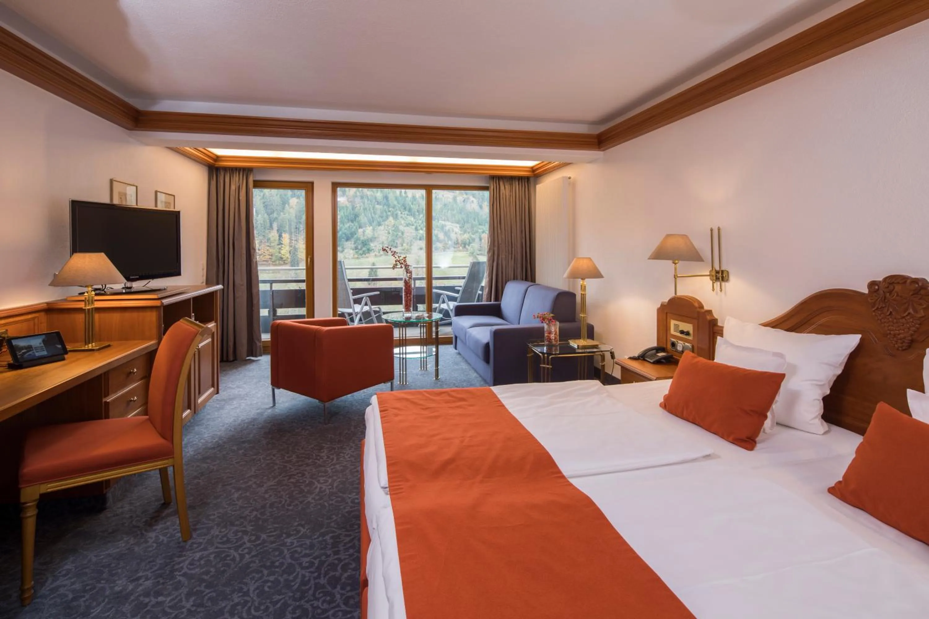 Bed in Hotel Traube Tonbach