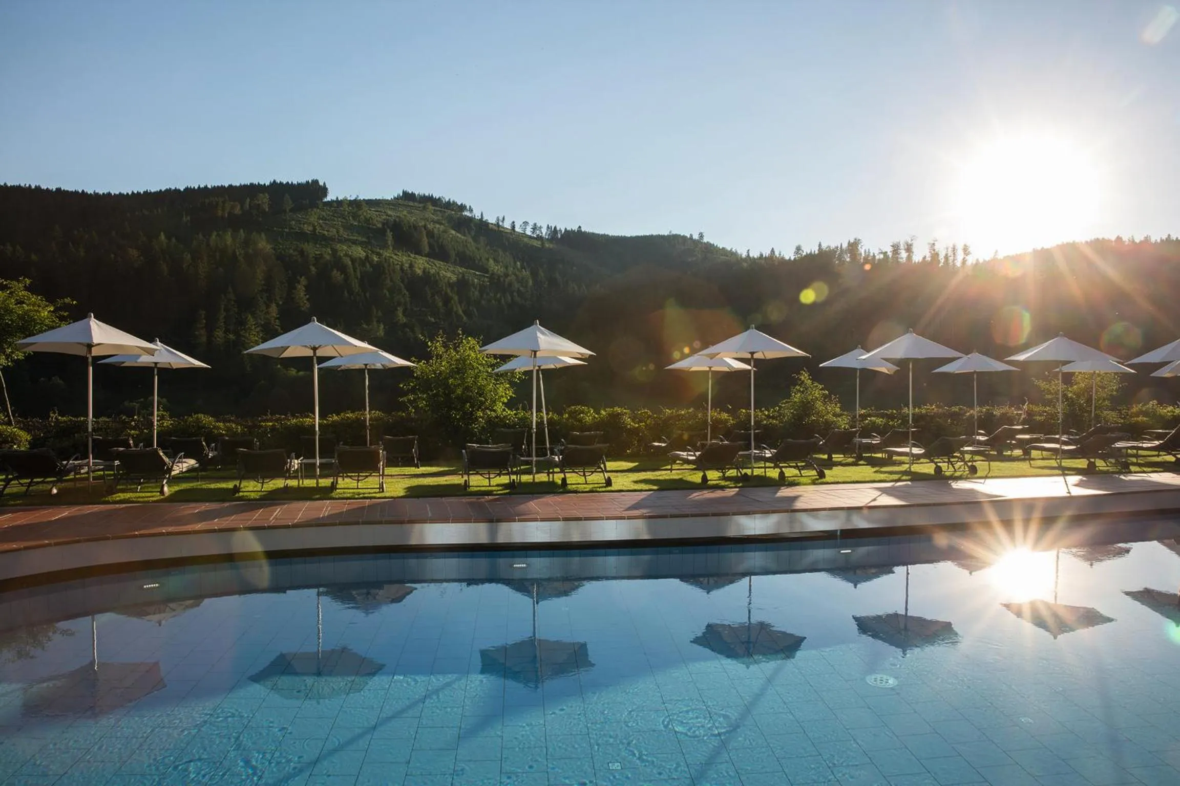 Swimming pool in Hotel Traube Tonbach