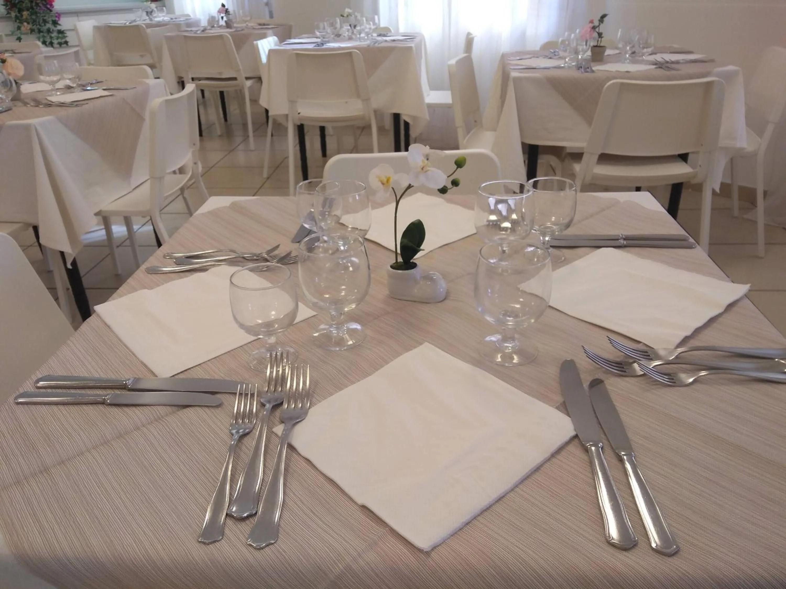 Food and drinks in Hotel La Bella Vita