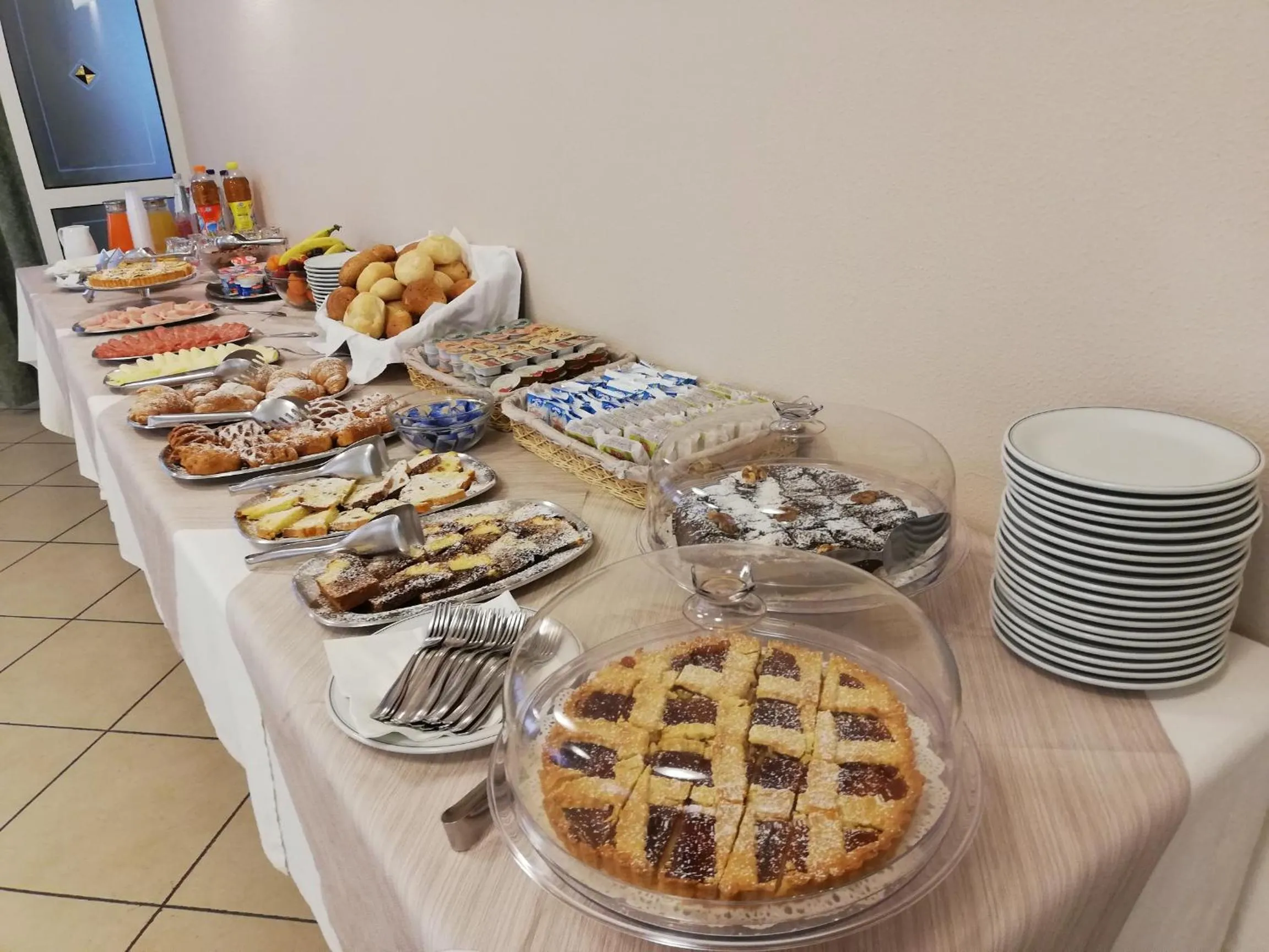 Italian breakfast in Hotel La Bella Vita