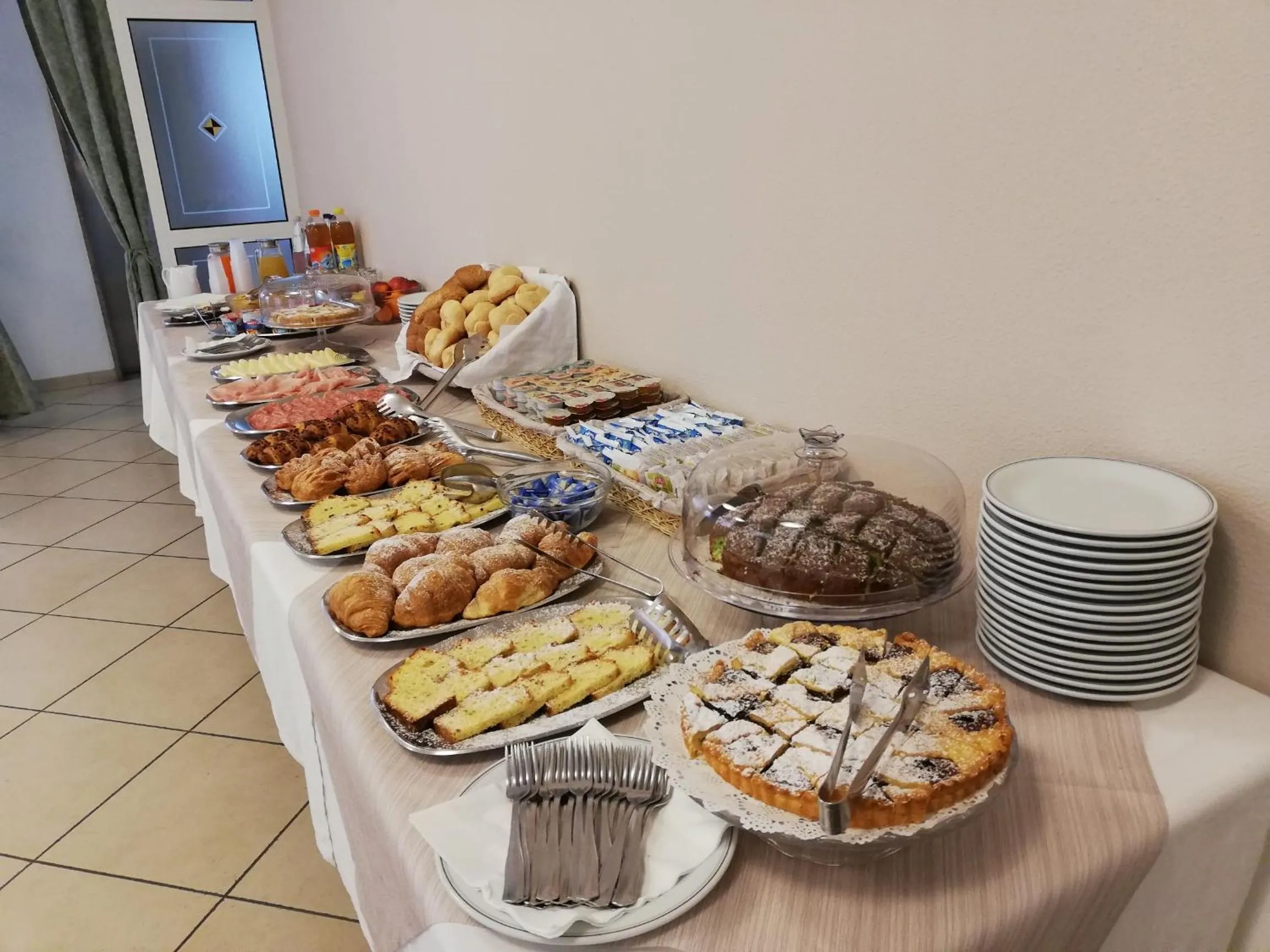 Italian breakfast in Hotel La Bella Vita