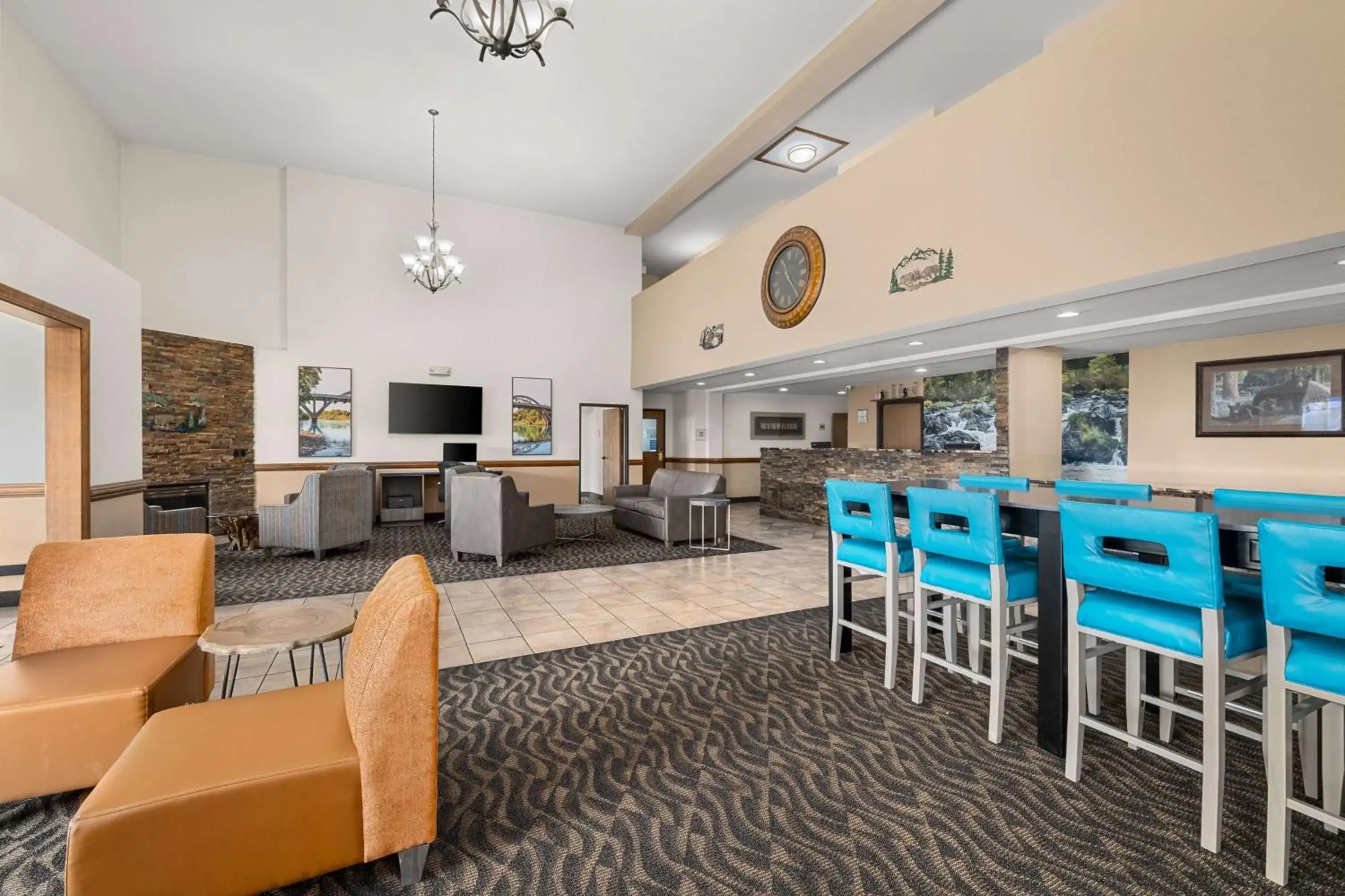 Lobby or reception in La Quinta by Wyndham Grants Pass Lobby or reception in La Quinta by Wyndham Grants Pass