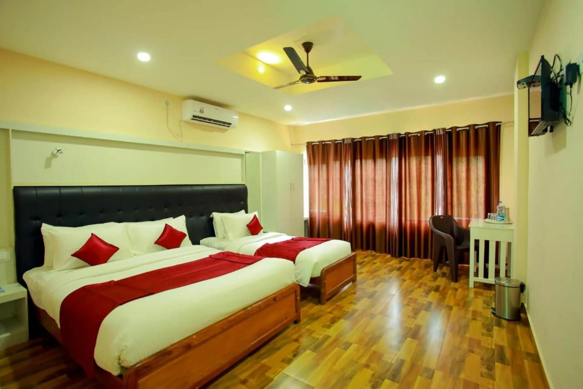 Photo of the whole room, Bed in Hotel Wayanad Square
