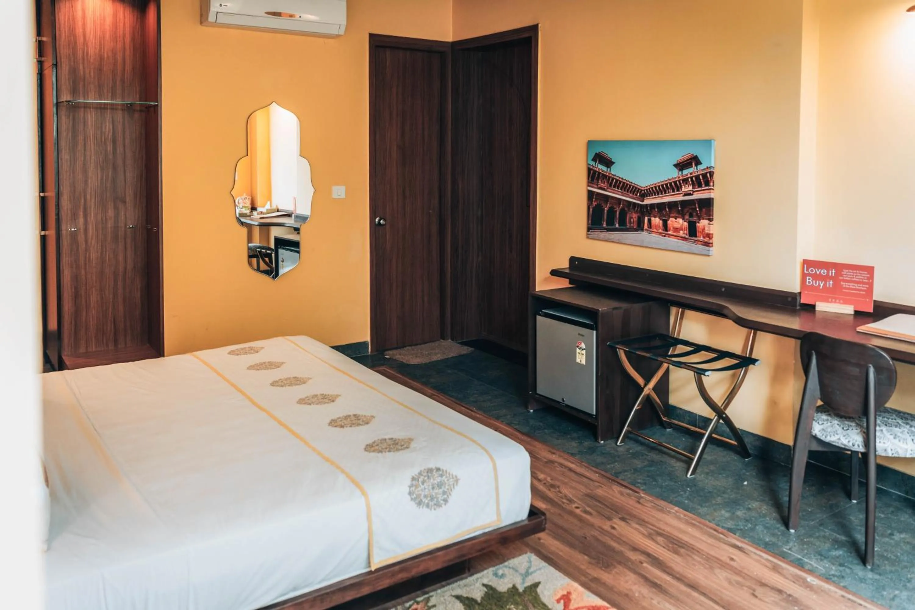 Bed in Ekaa Villa near Taj Mahal