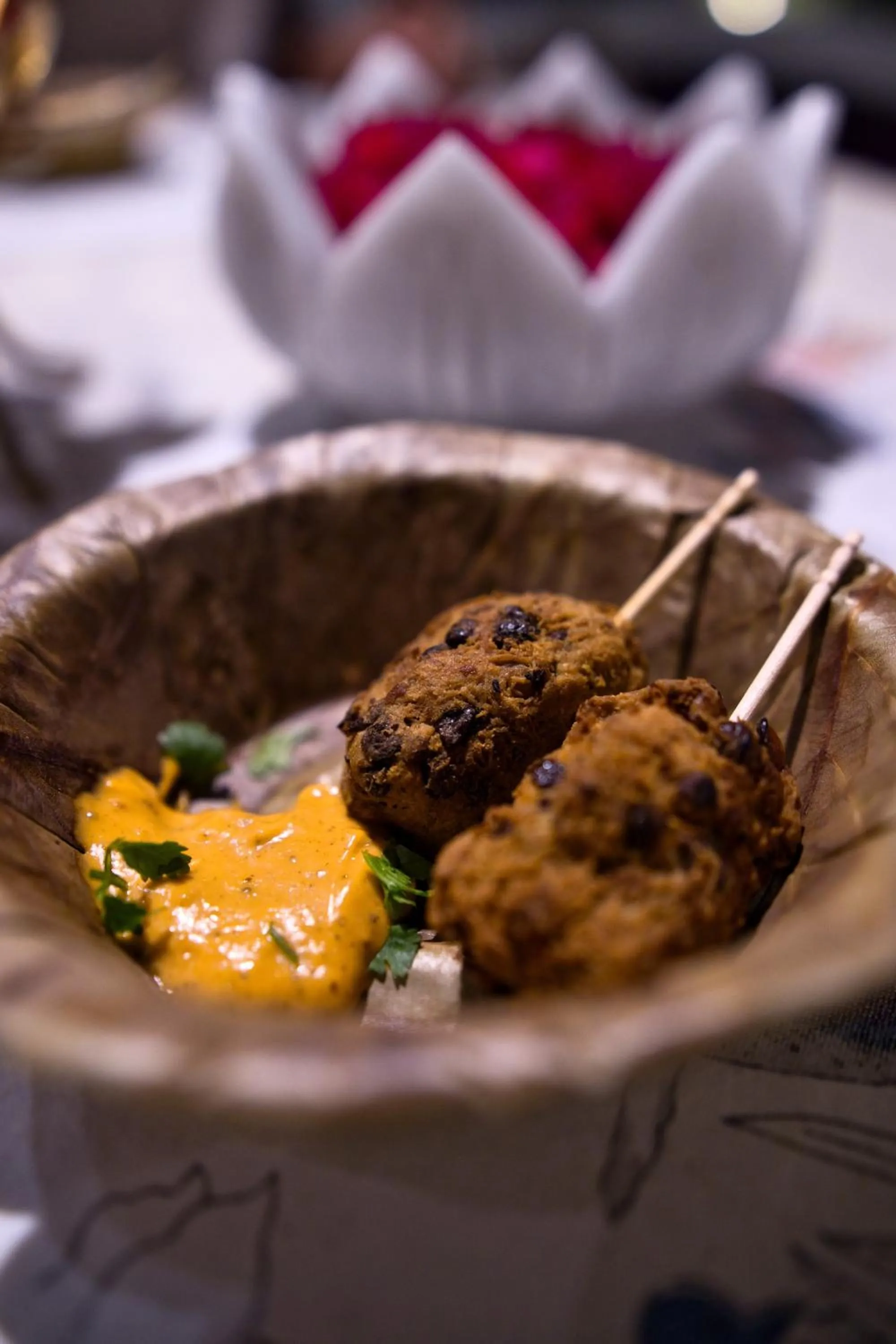 Food and drinks in Ekaa Villa near Taj Mahal