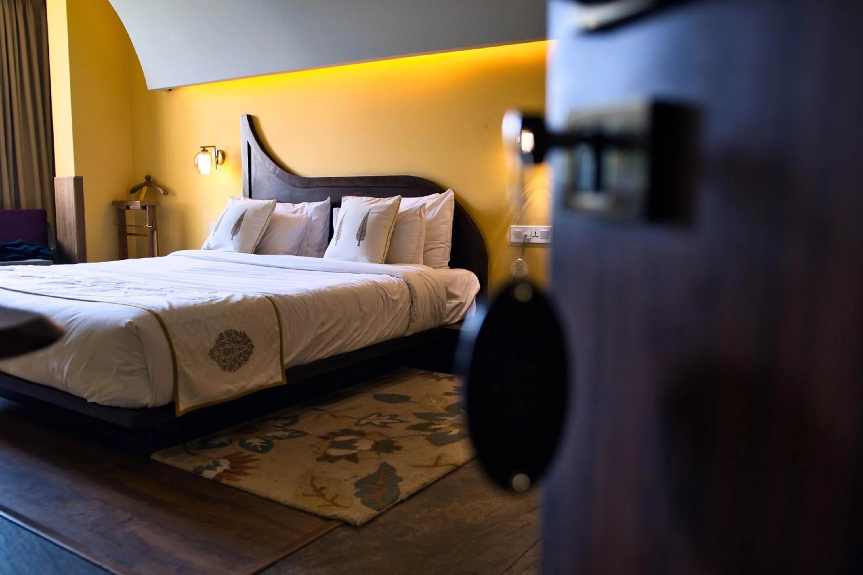 Bed in Ekaa Villa near Taj Mahal