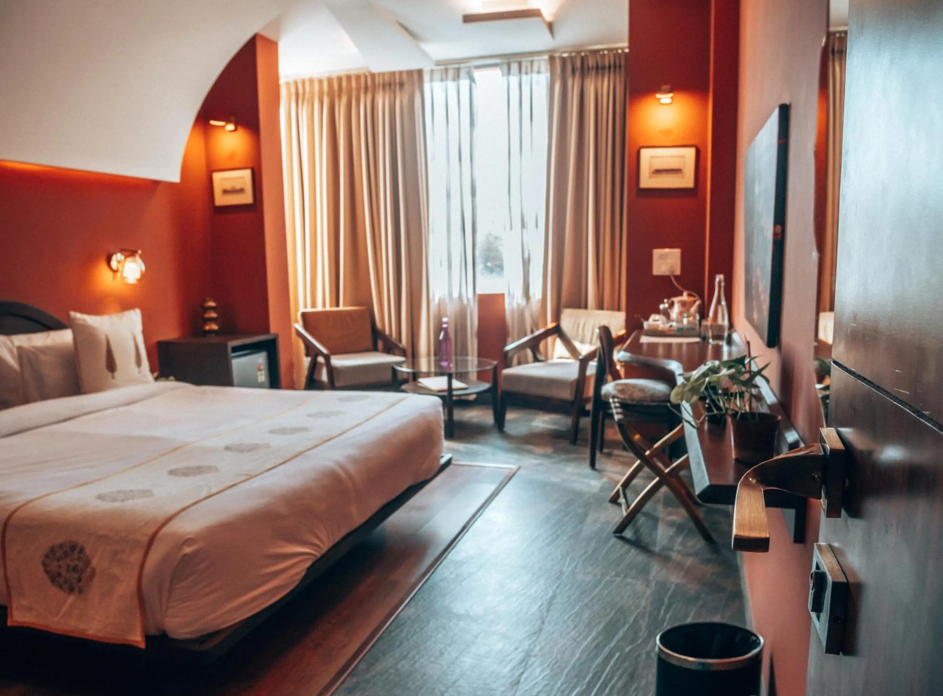 Bed in Ekaa Villa near Taj Mahal