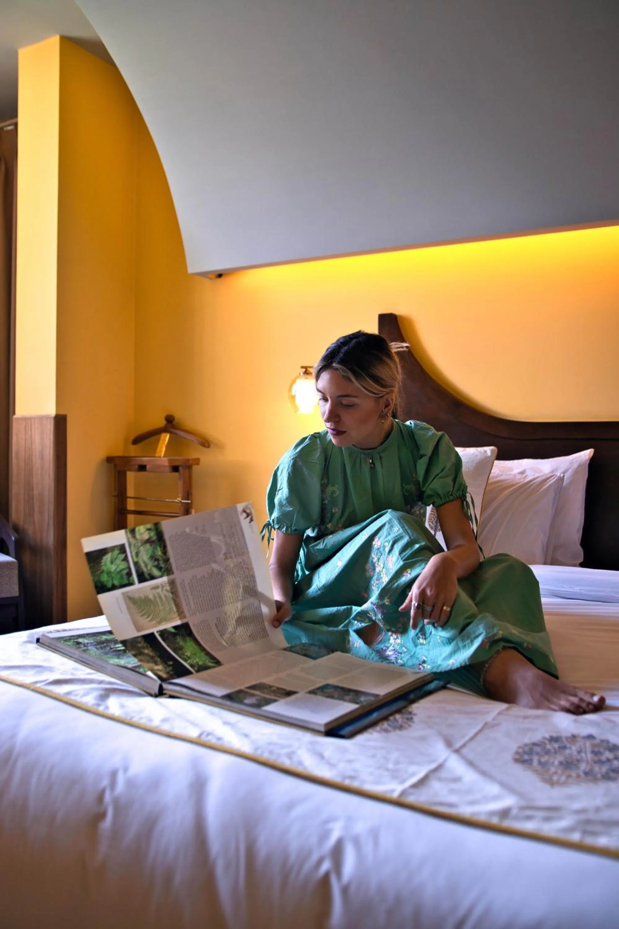 Bed in Ekaa Villa near Taj Mahal