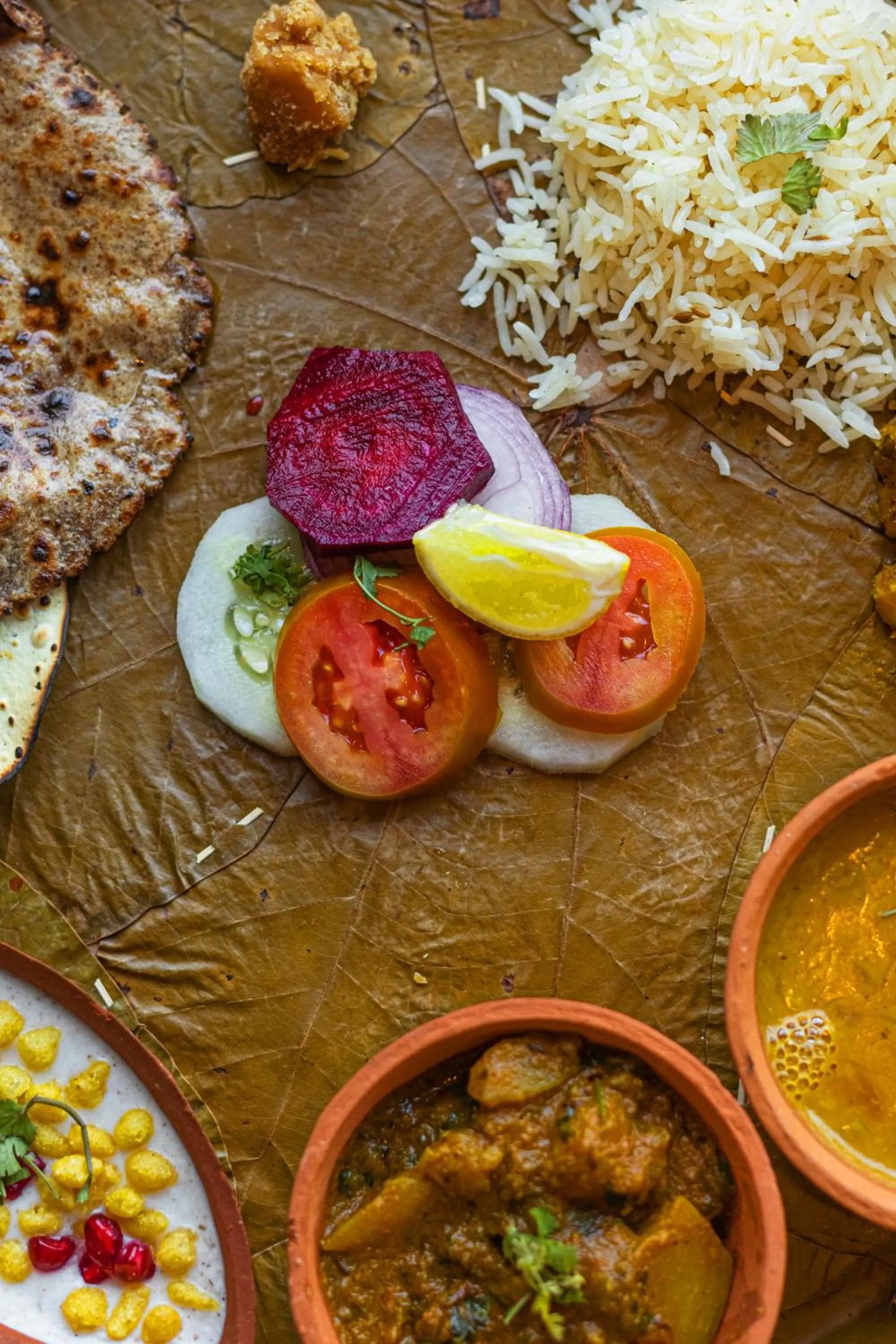 Food and drinks in Ekaa Villa near Taj Mahal