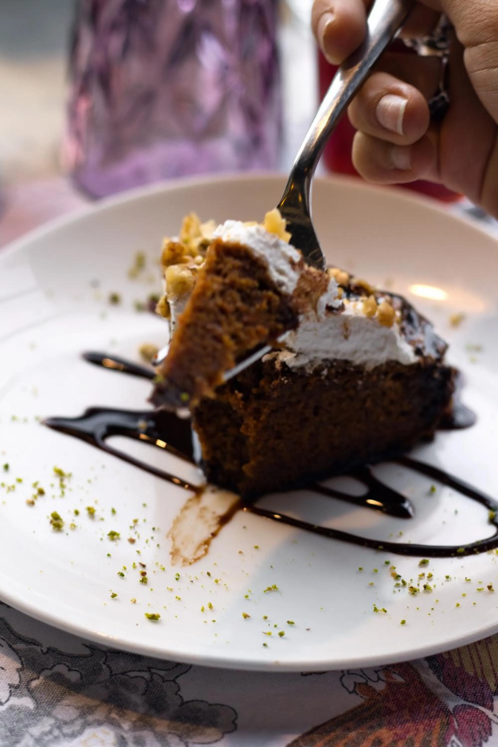 Food and drinks in Ekaa Villa near Taj Mahal