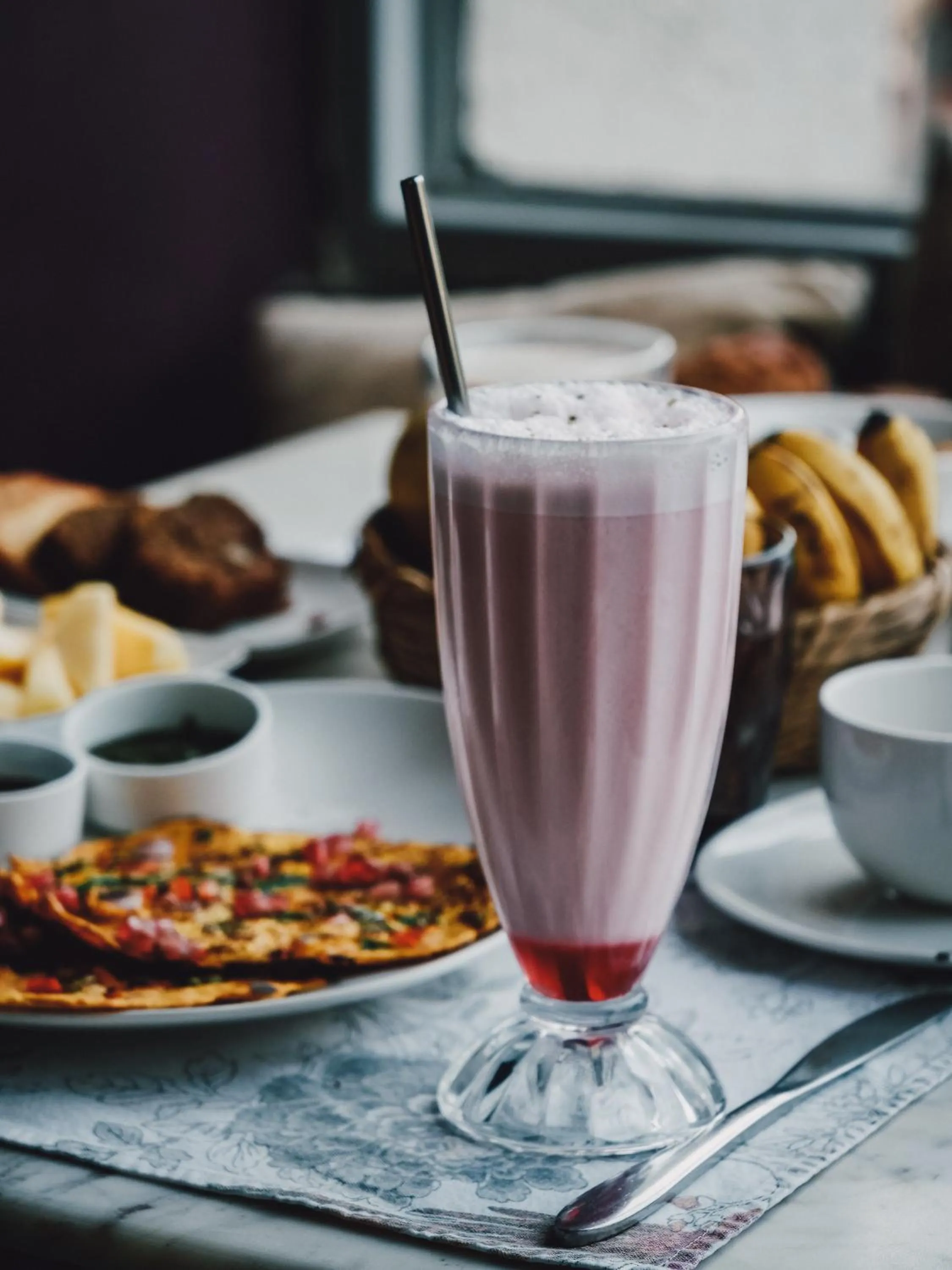 Food and drinks in Ekaa Villa near Taj Mahal