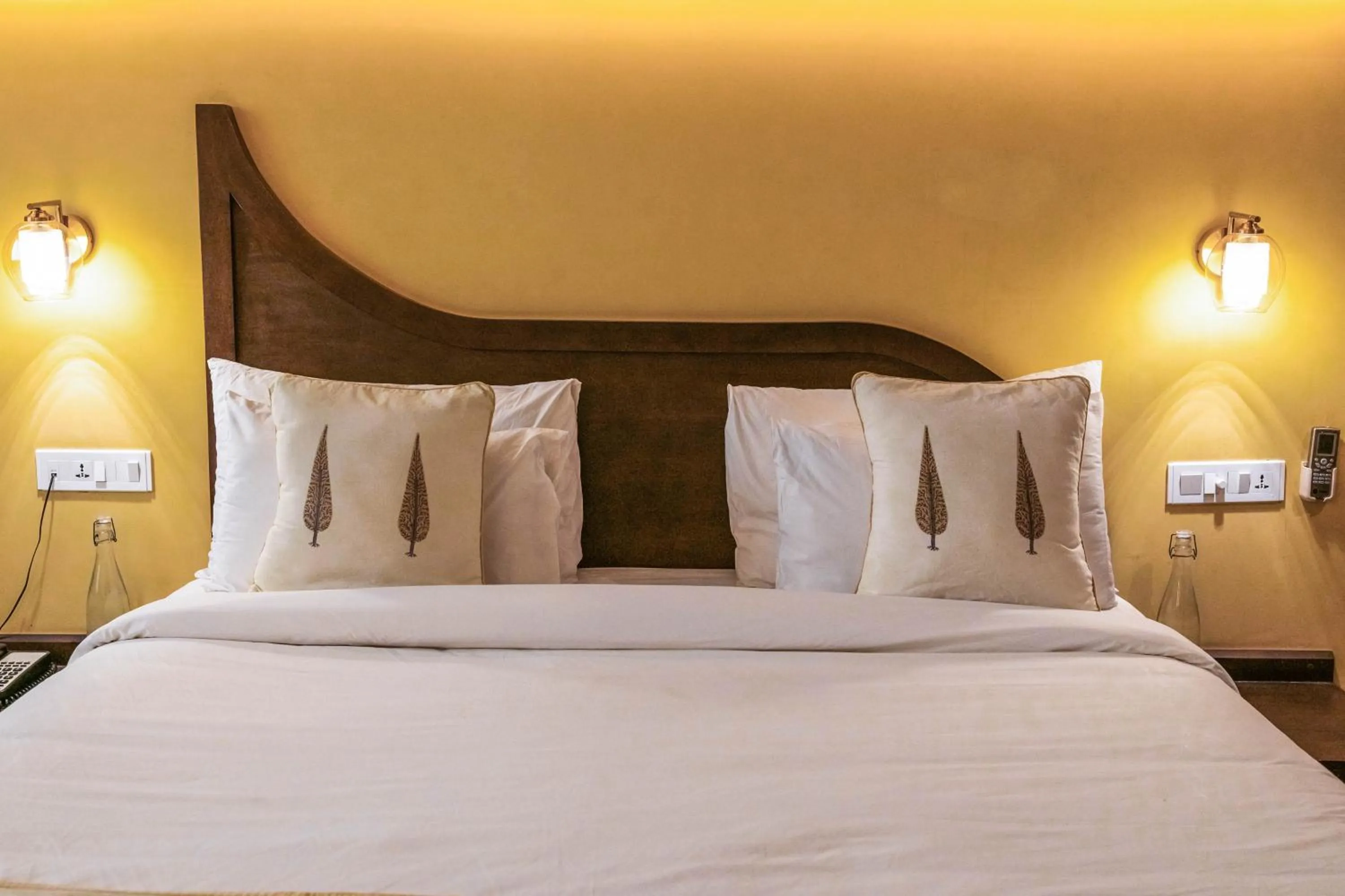 Bed in Ekaa Villa near Taj Mahal