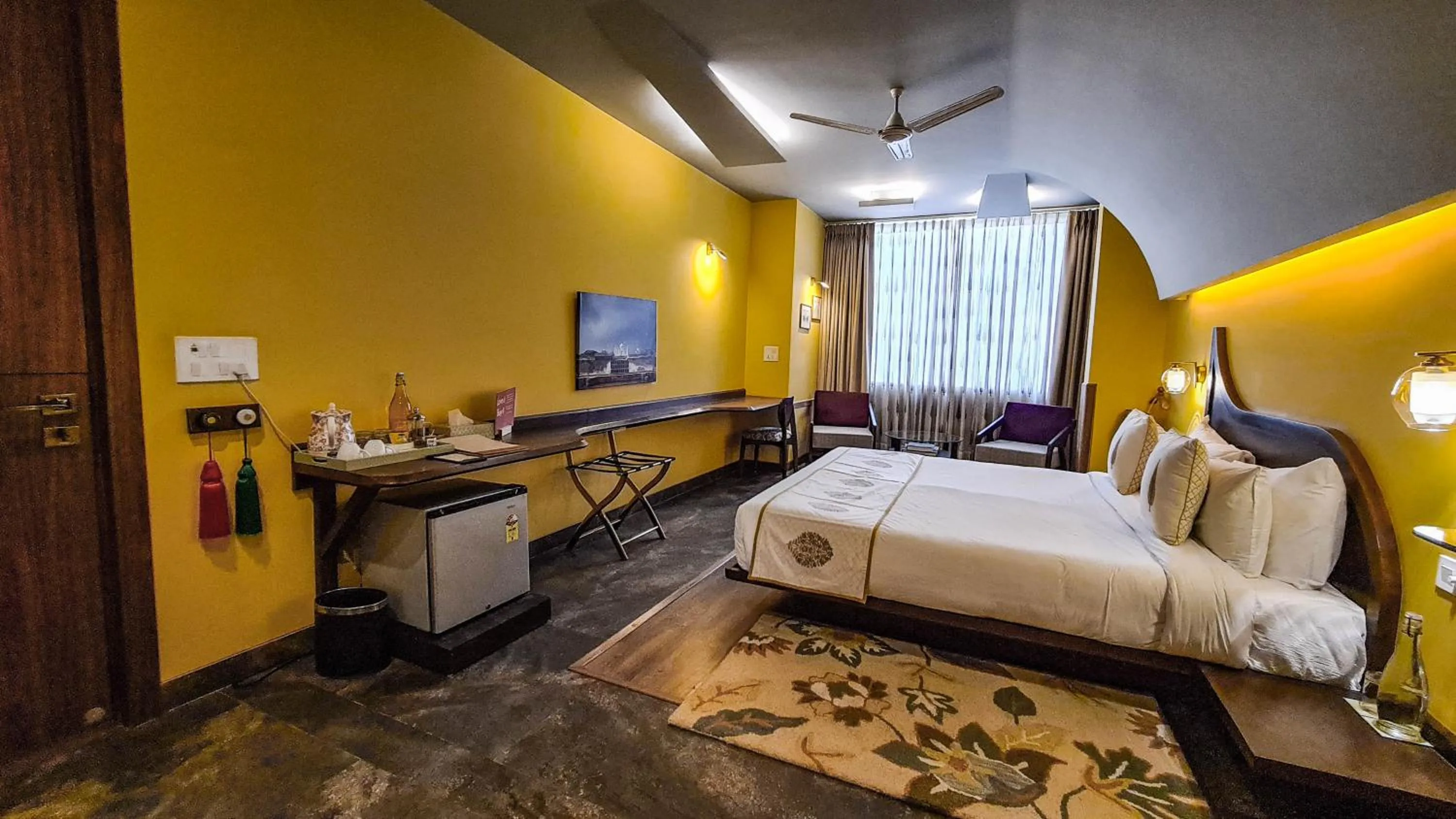 Bed in Ekaa Villa near Taj Mahal