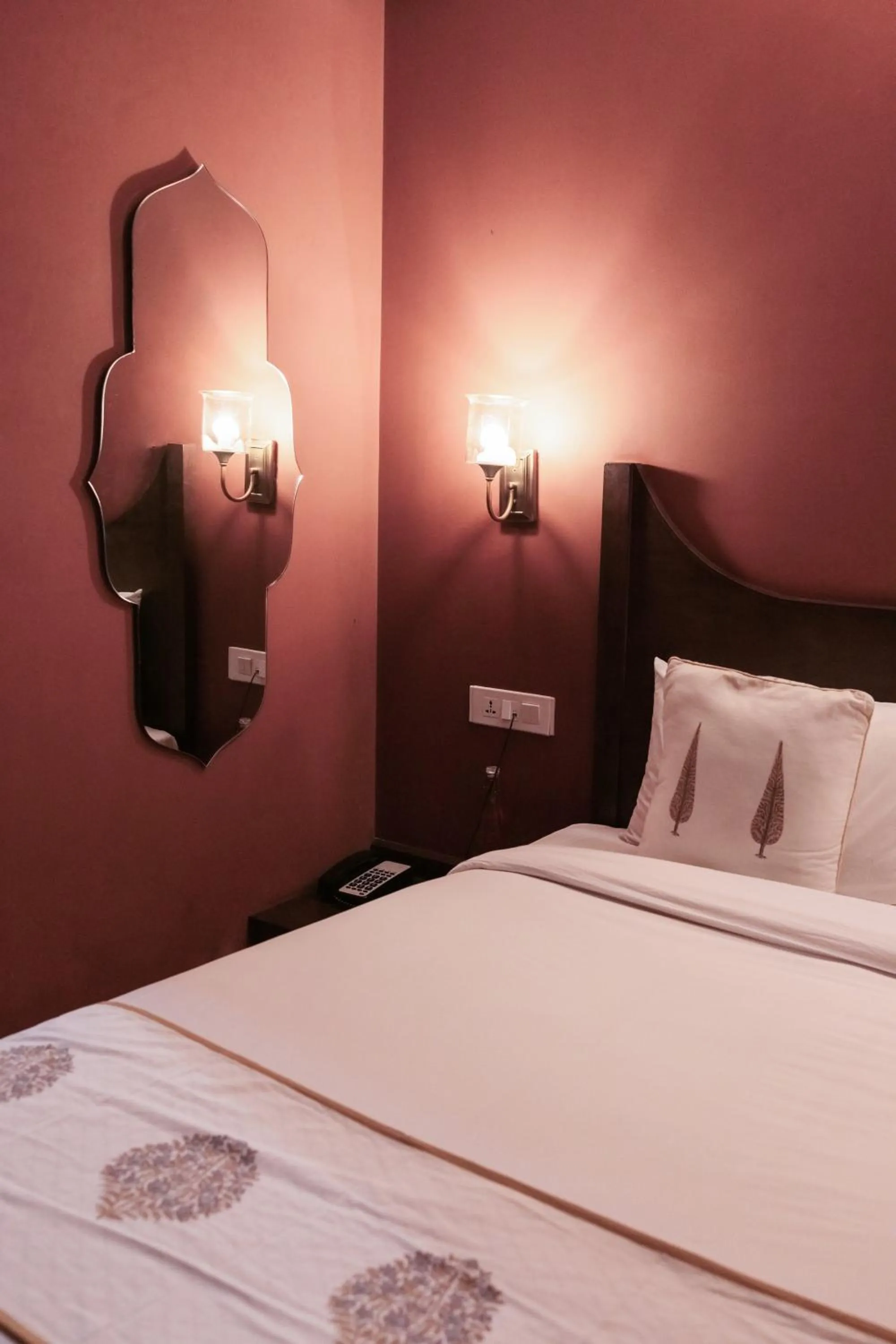 Bed in Ekaa Villa near Taj Mahal