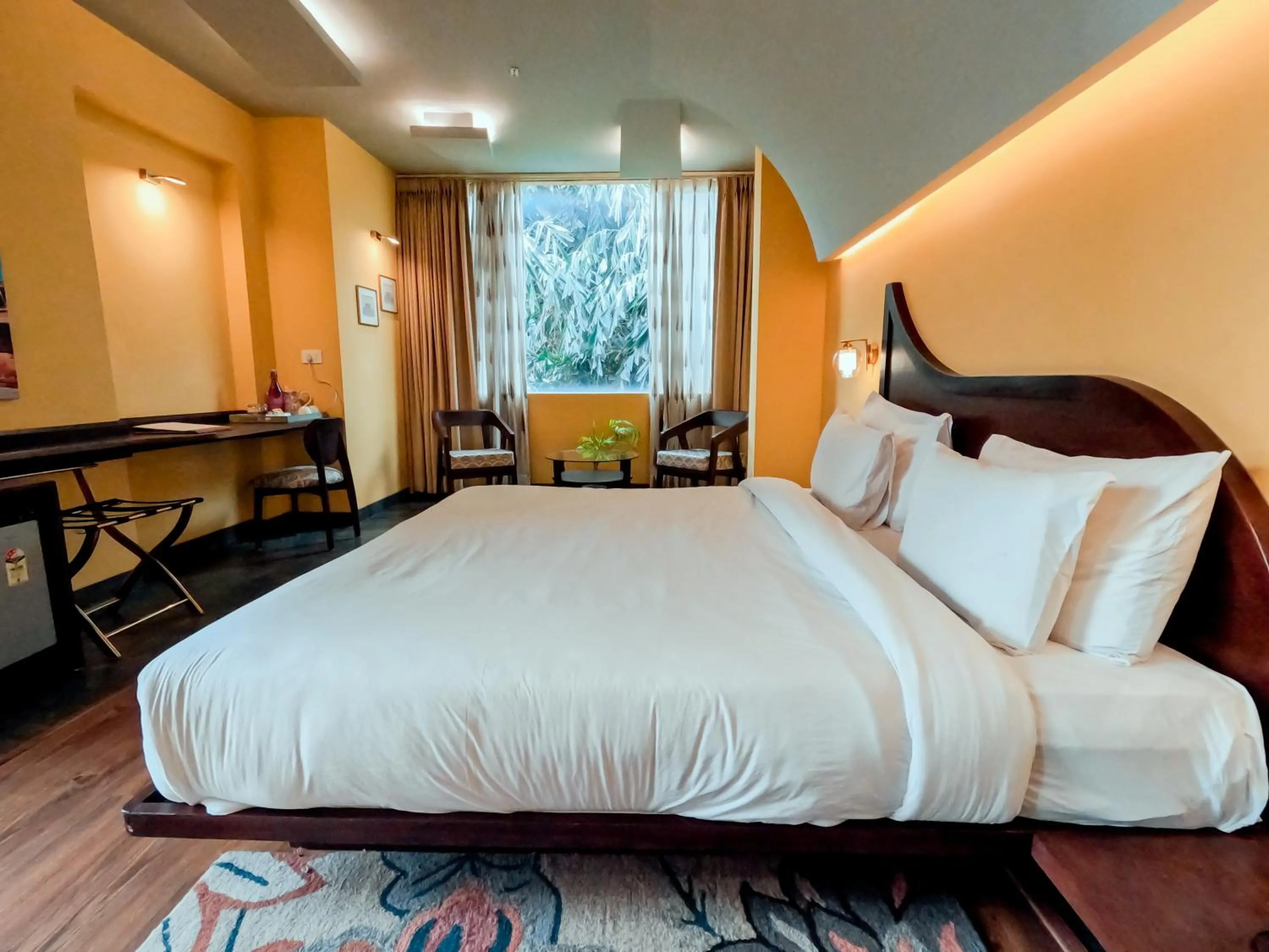 Bed in Ekaa Villa near Taj Mahal