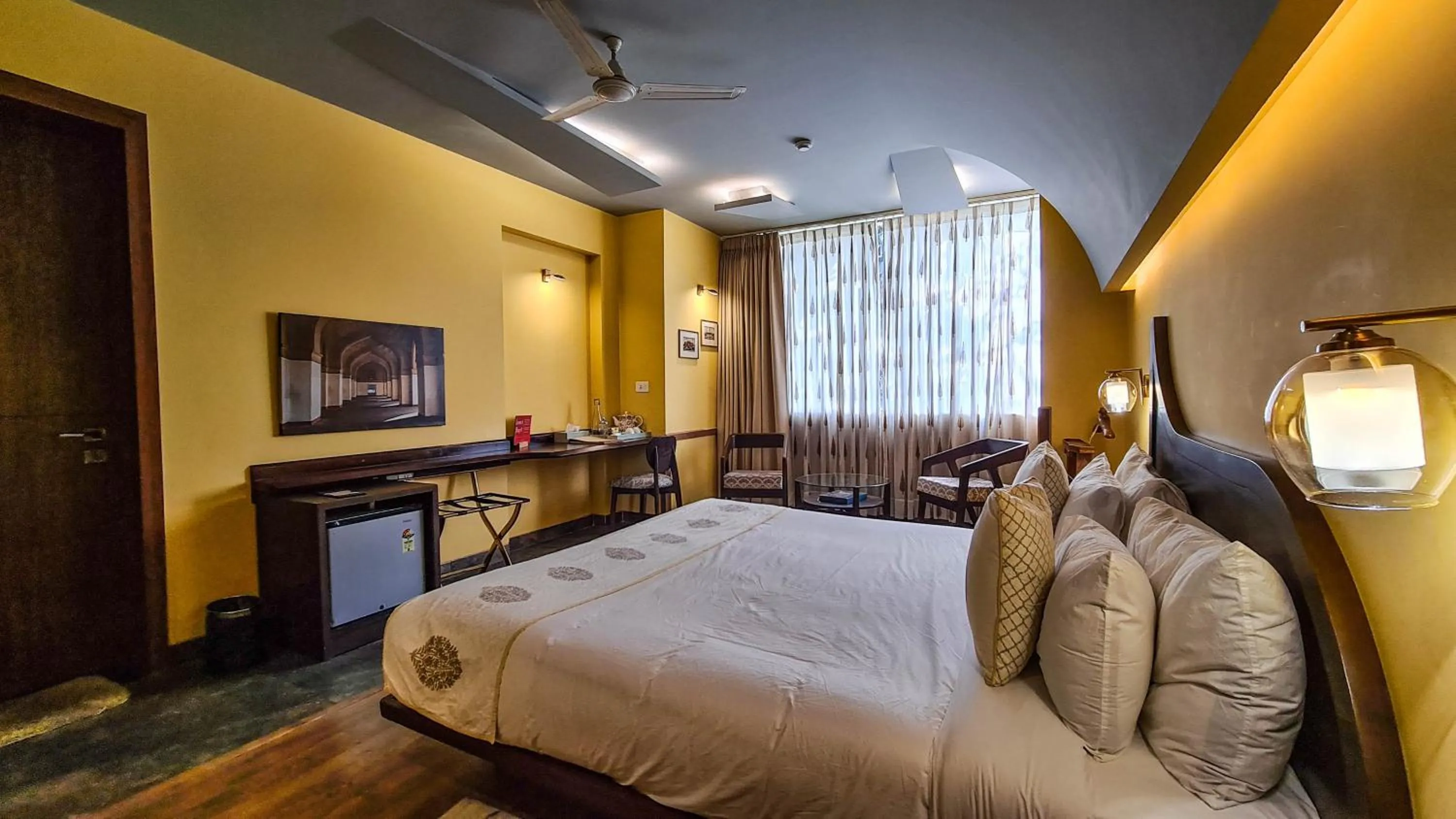 Bed in Ekaa Villa near Taj Mahal