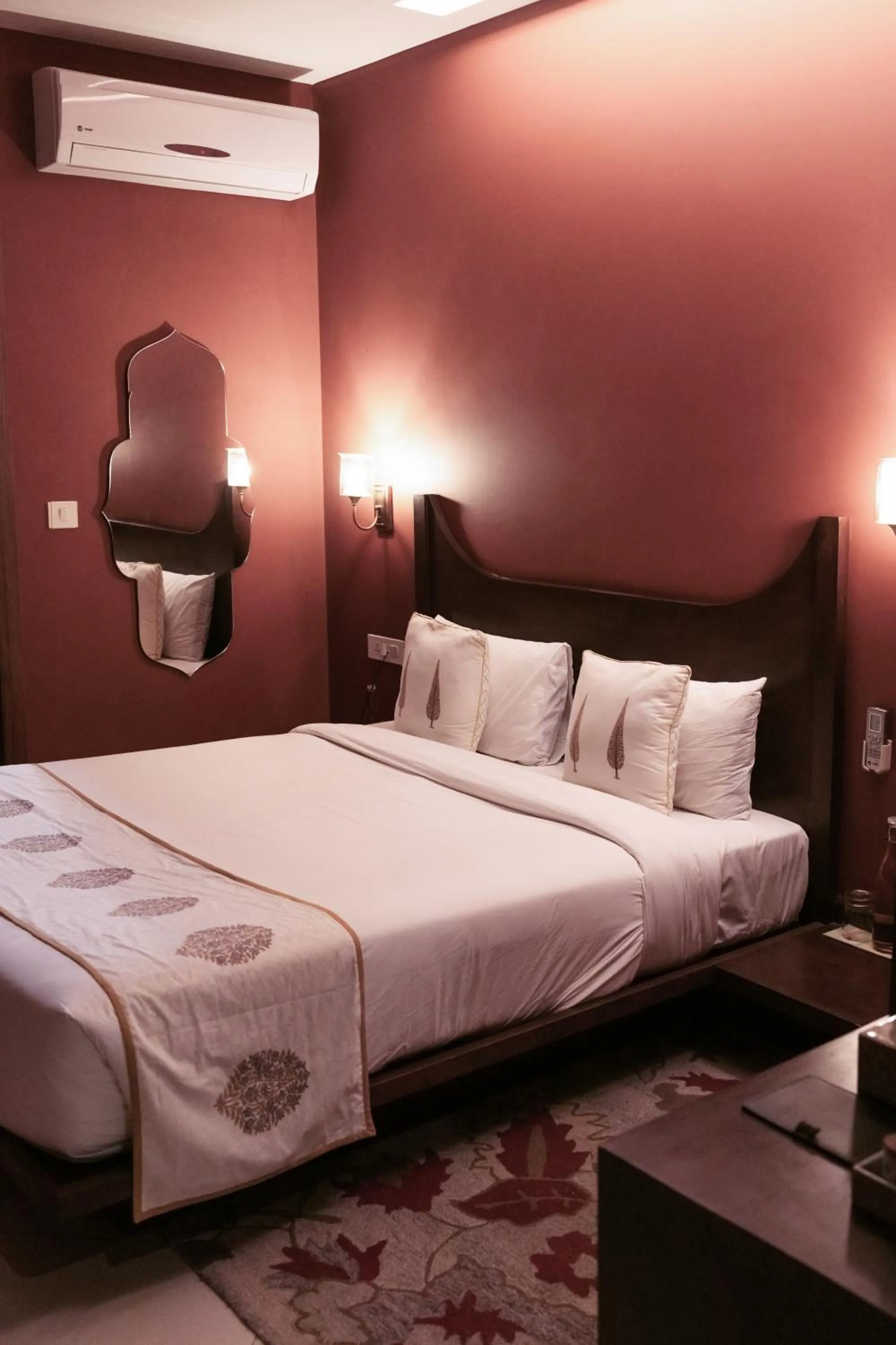 Bed in Ekaa Villa near Taj Mahal