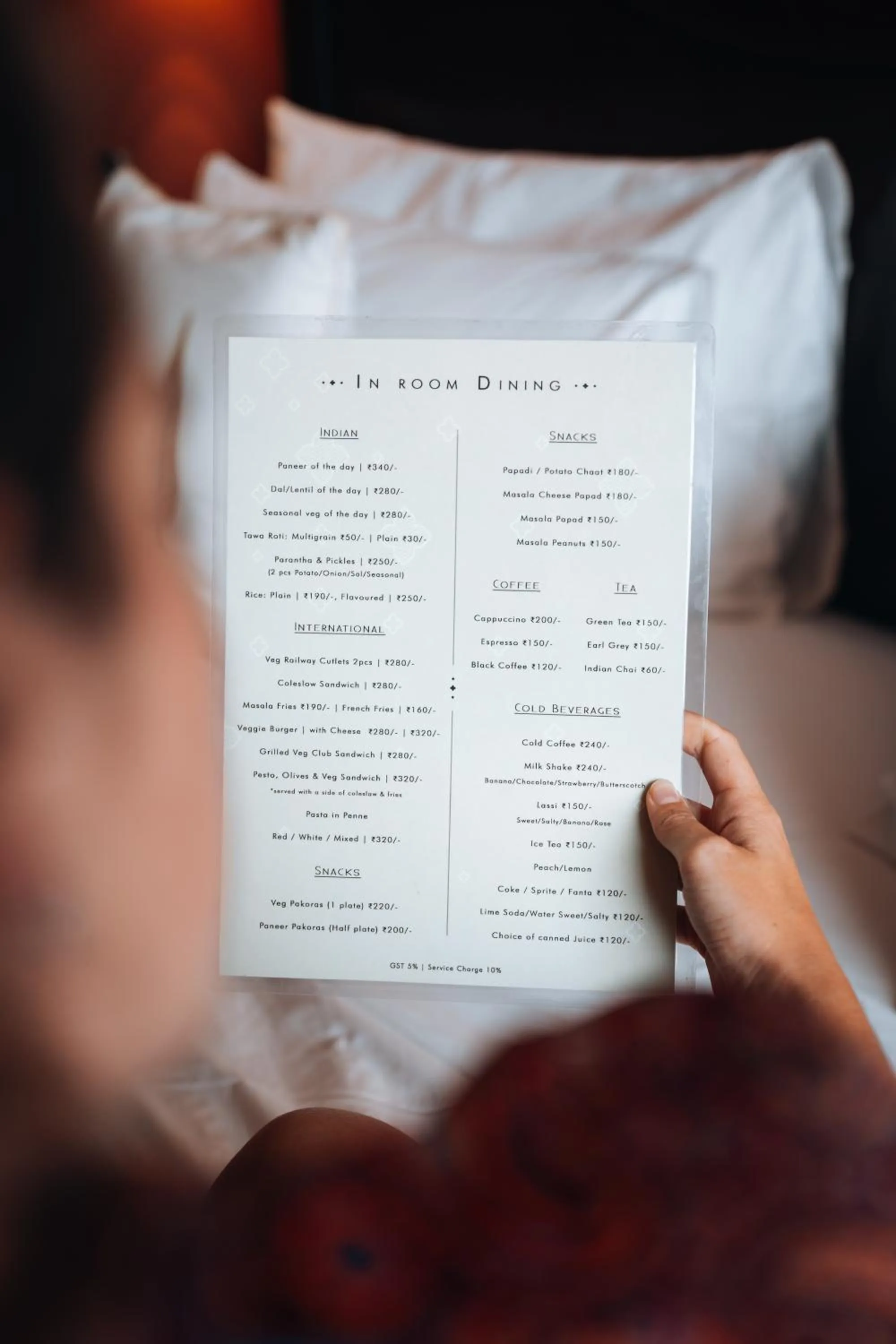 Bed in Ekaa Villa near Taj Mahal