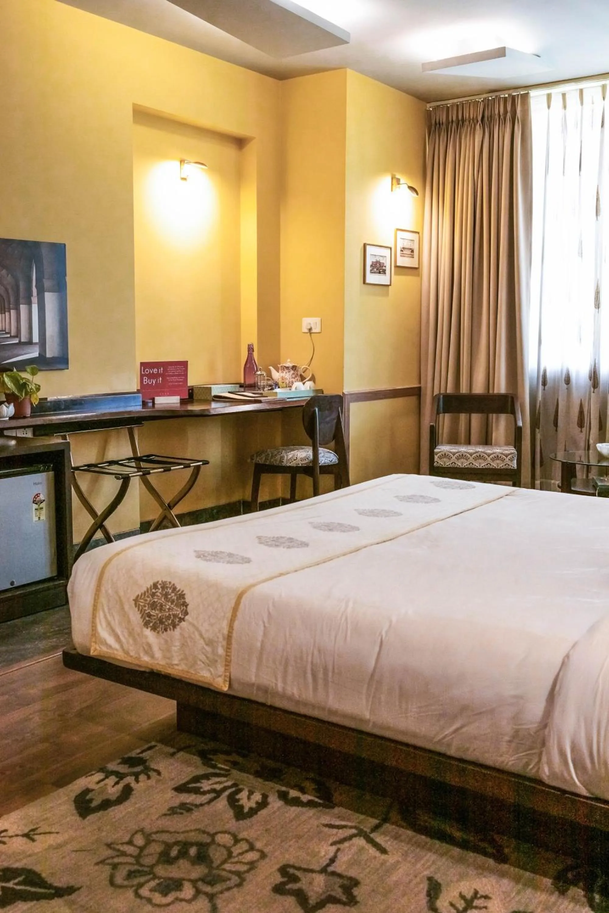 Bed in Ekaa Villa near Taj Mahal