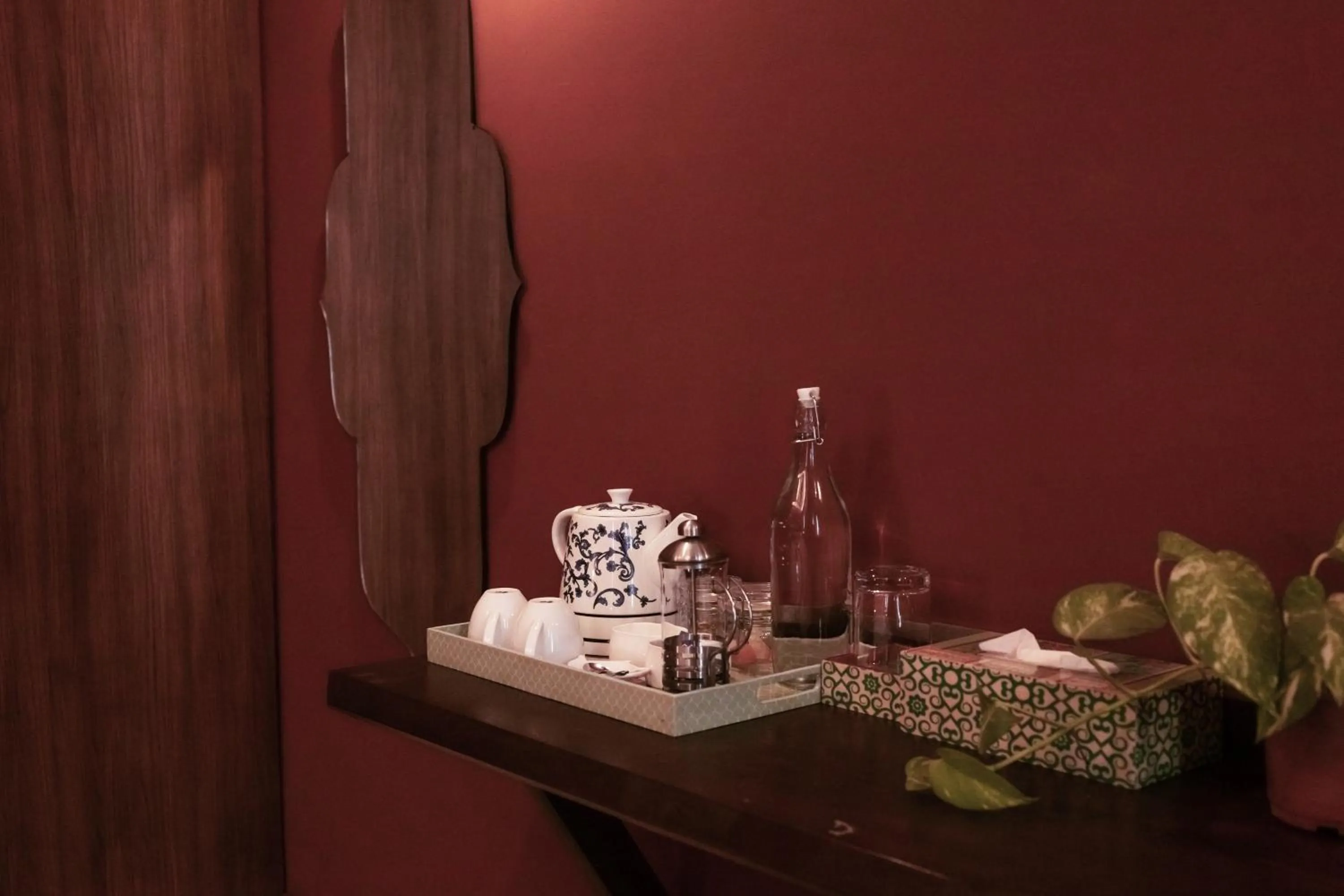 Food and drinks in Ekaa Villa near Taj Mahal